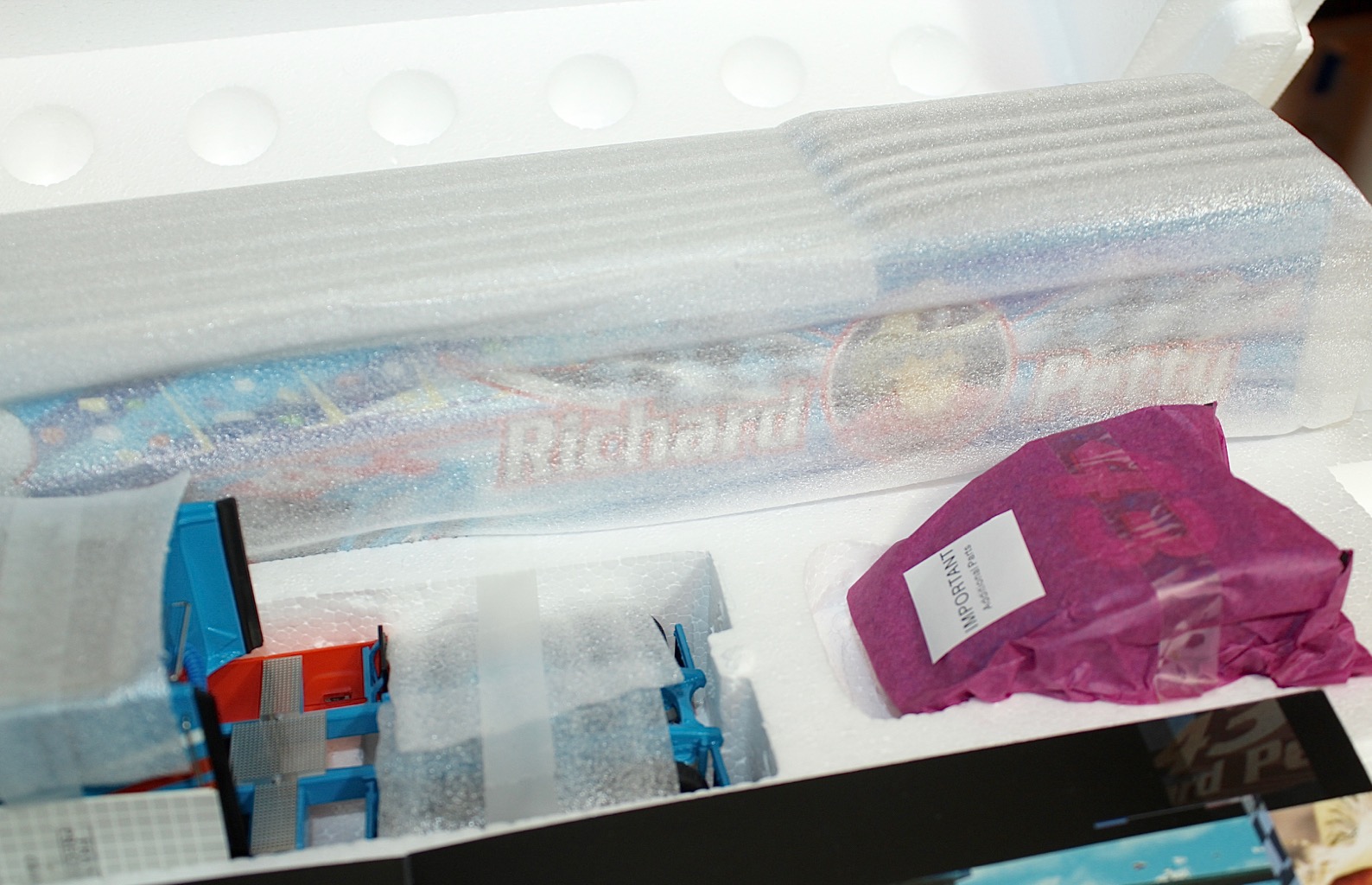 Franklin Mint Richard Petty Racing Car and Tractor Trailer Die Cast Replicas