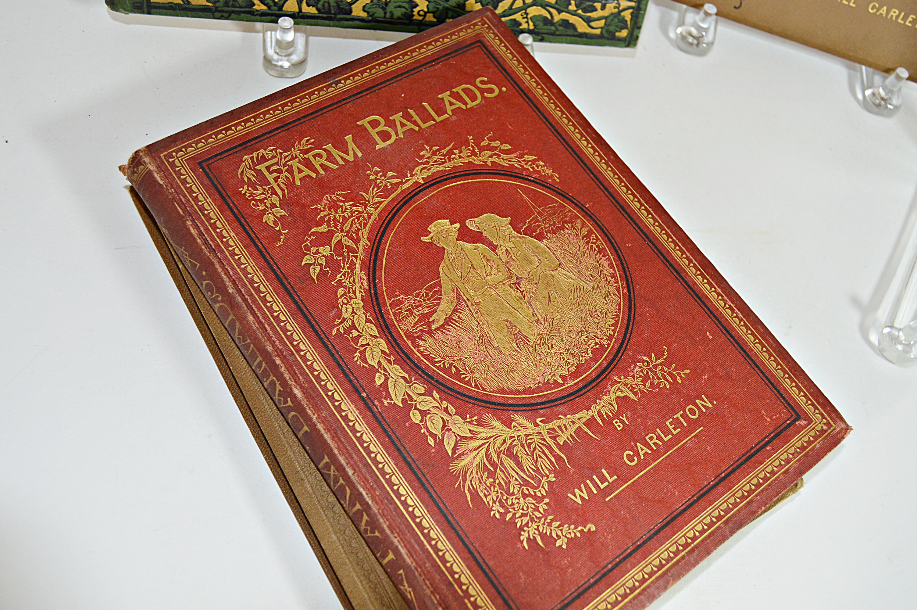 Antique Nature, Farm and City Books with Decorative Covers