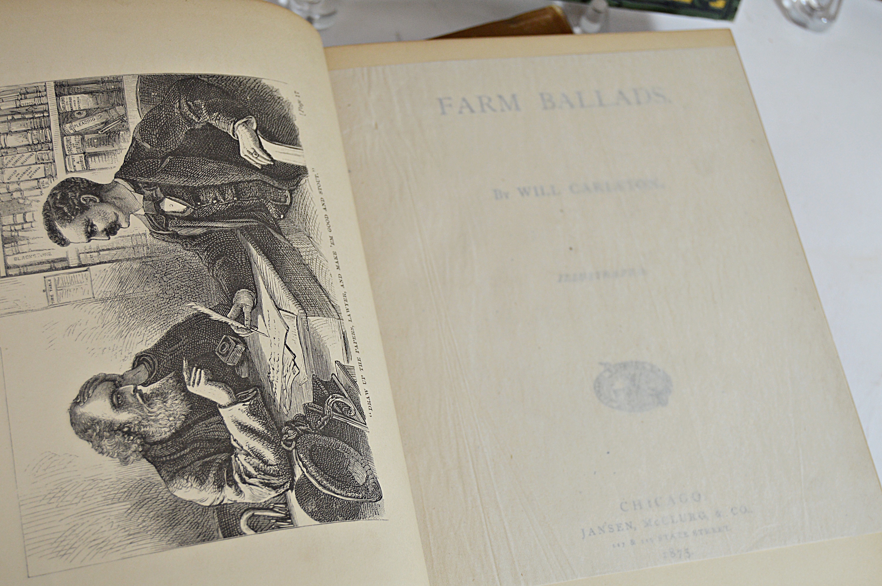 Antique Nature, Farm and City Books with Decorative Covers