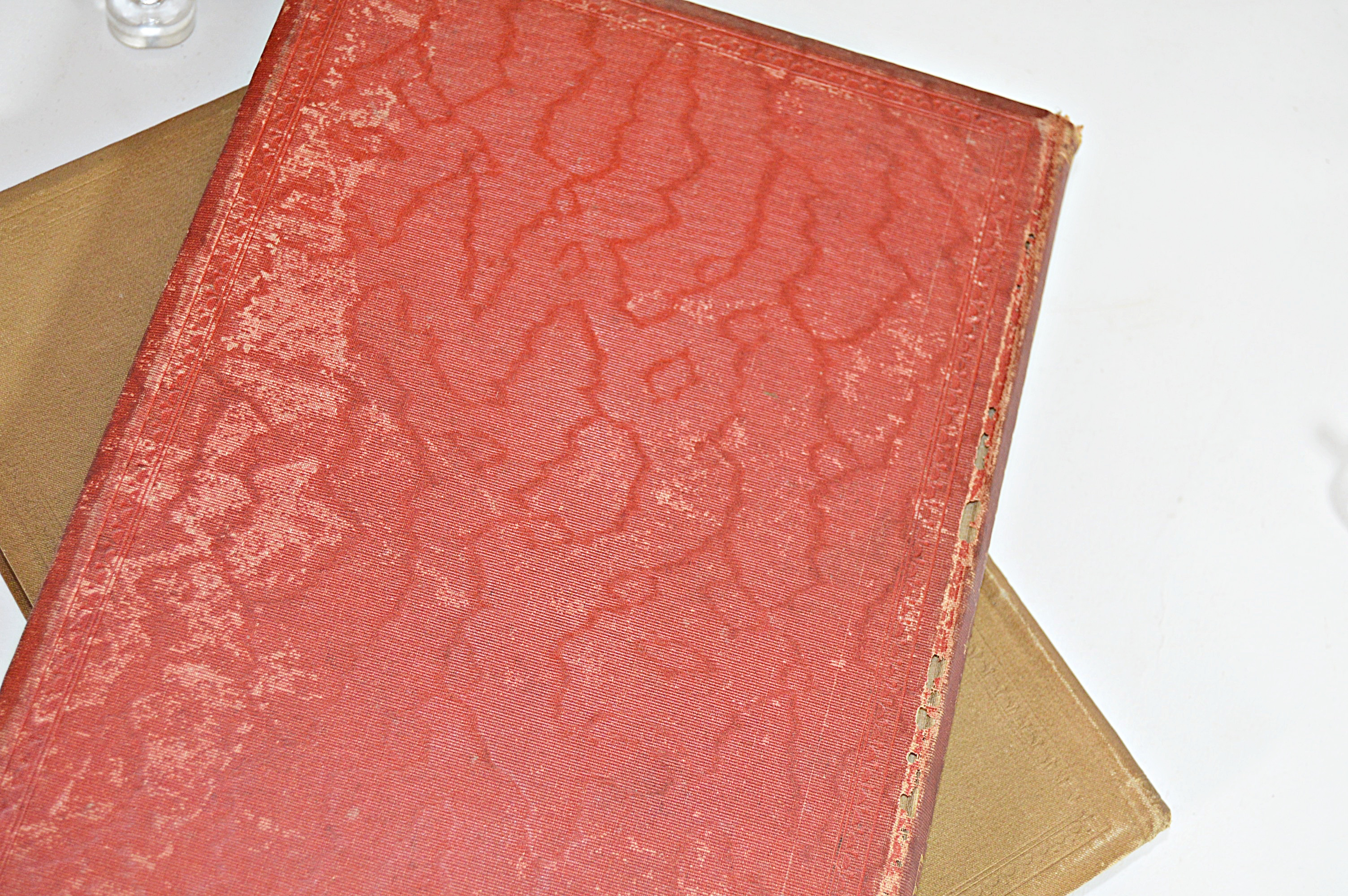 Antique Nature, Farm and City Books with Decorative Covers