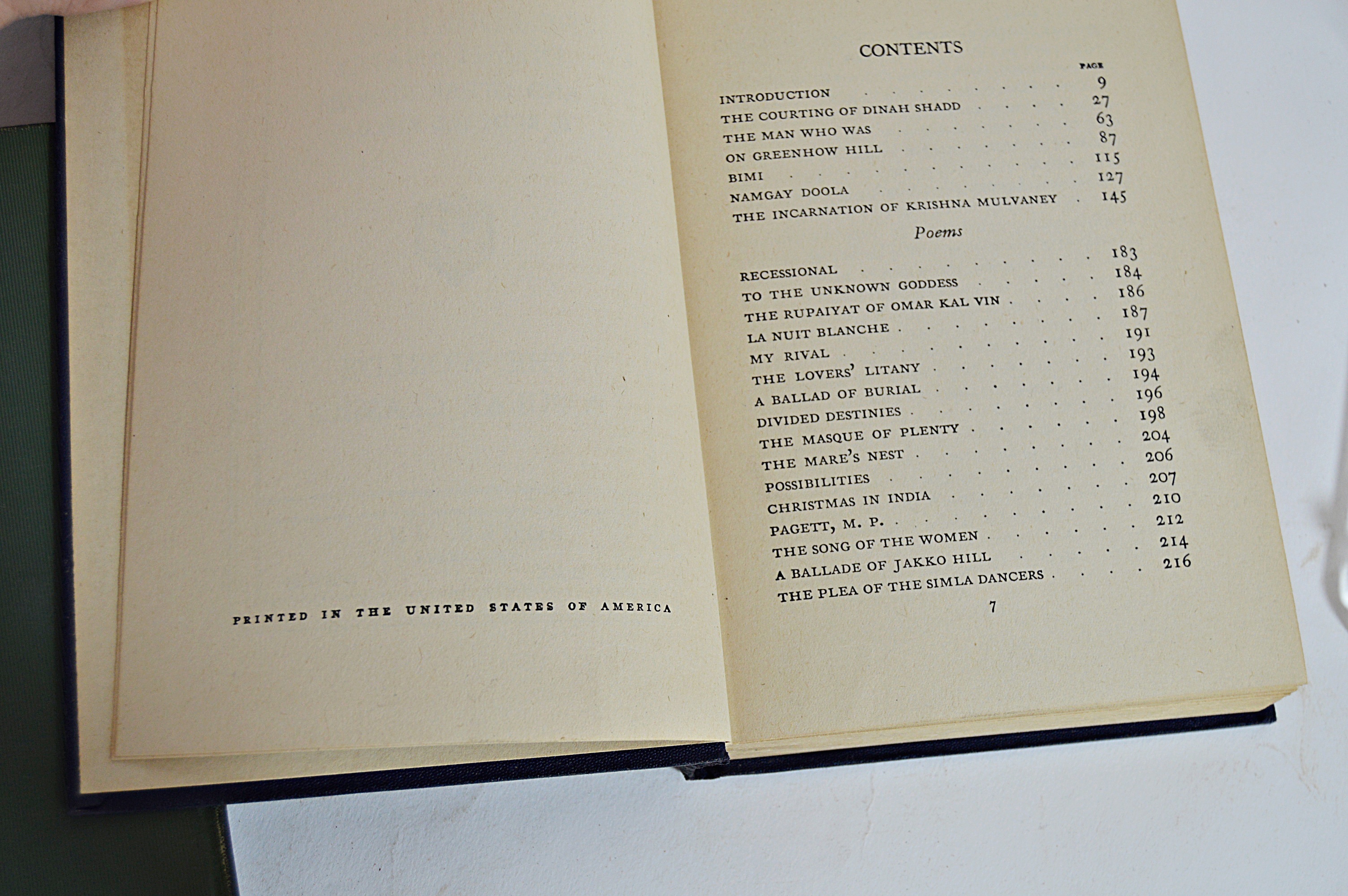 Antique and Vintage Books by Rudyard Kipling