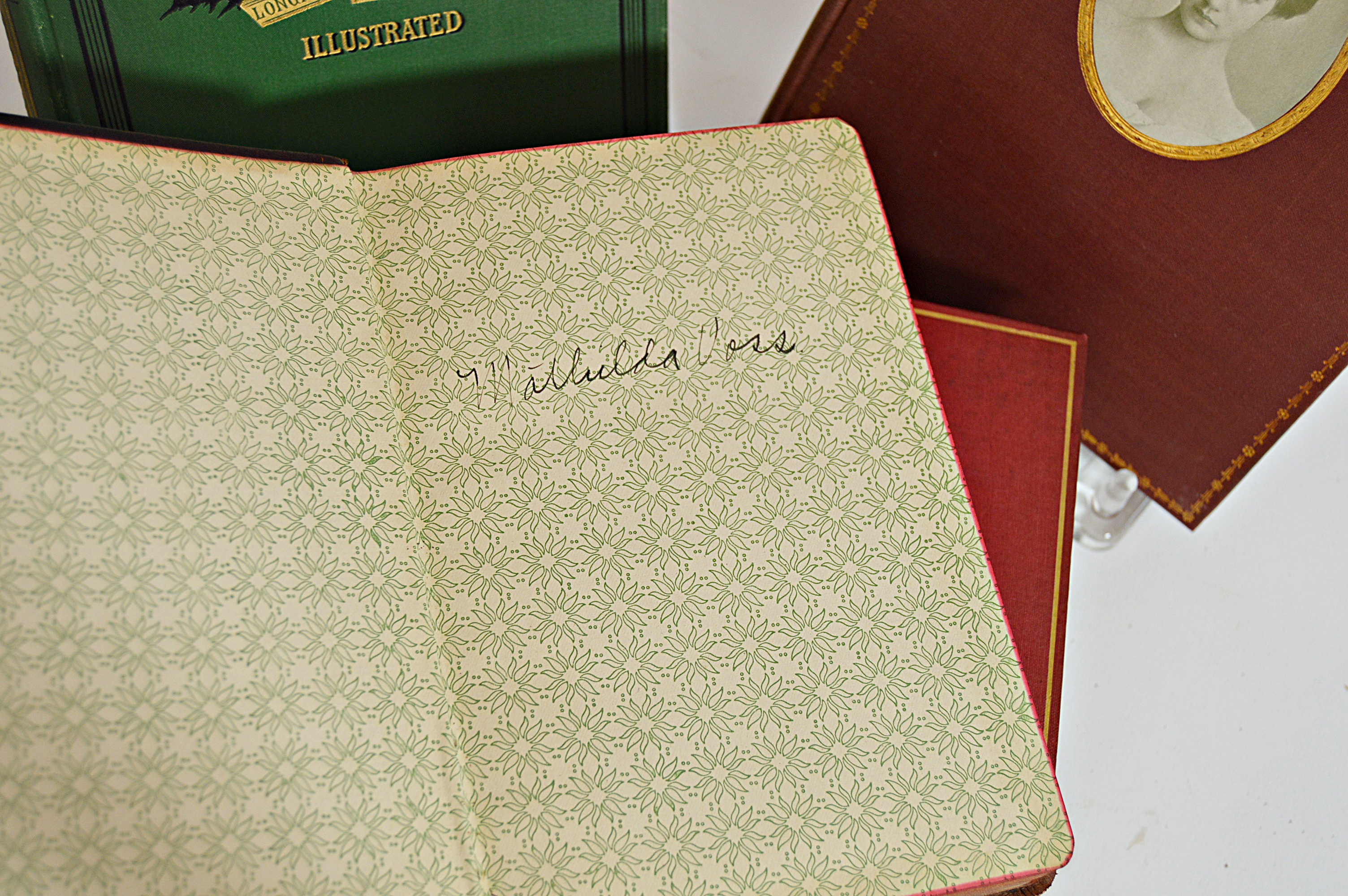 Antique Books with Poetry and Classics