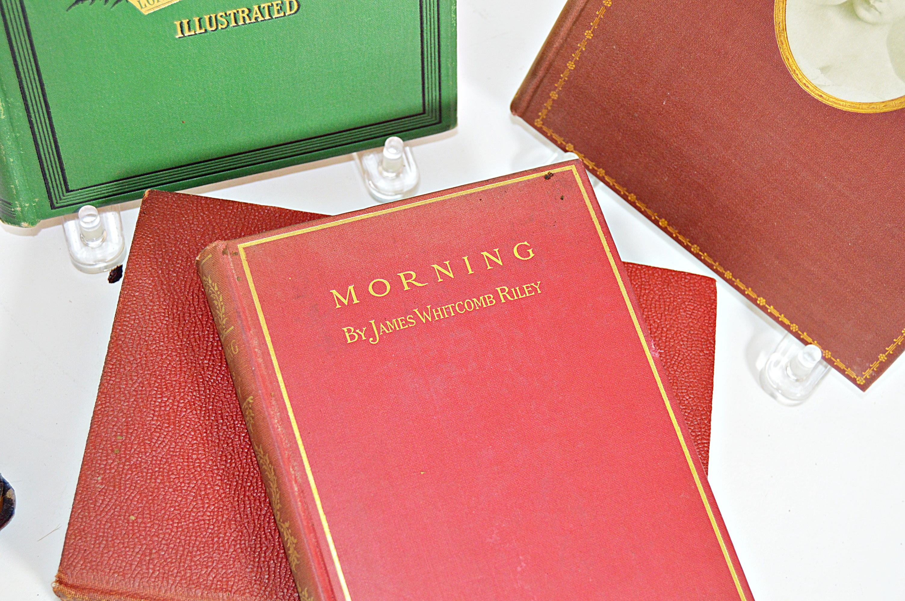 Antique Books with Poetry and Classics