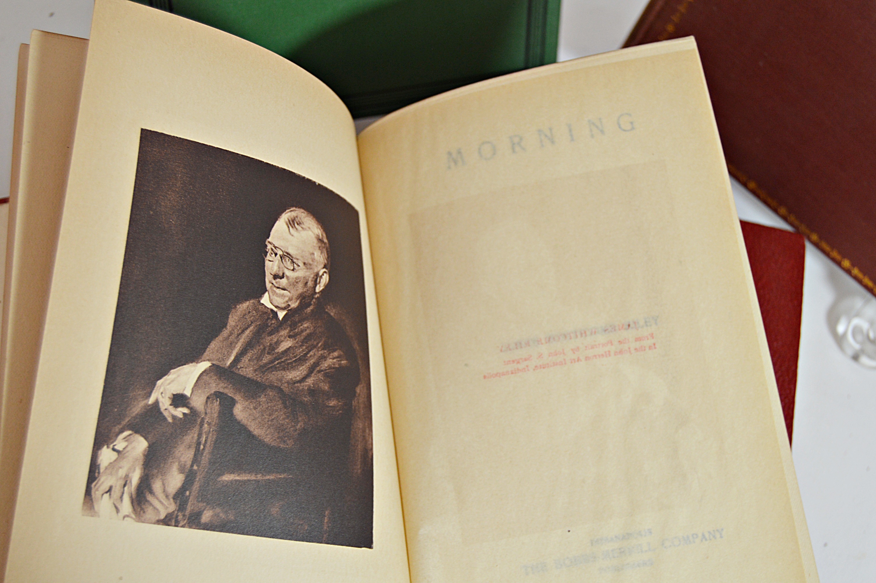 Antique Books with Poetry and Classics