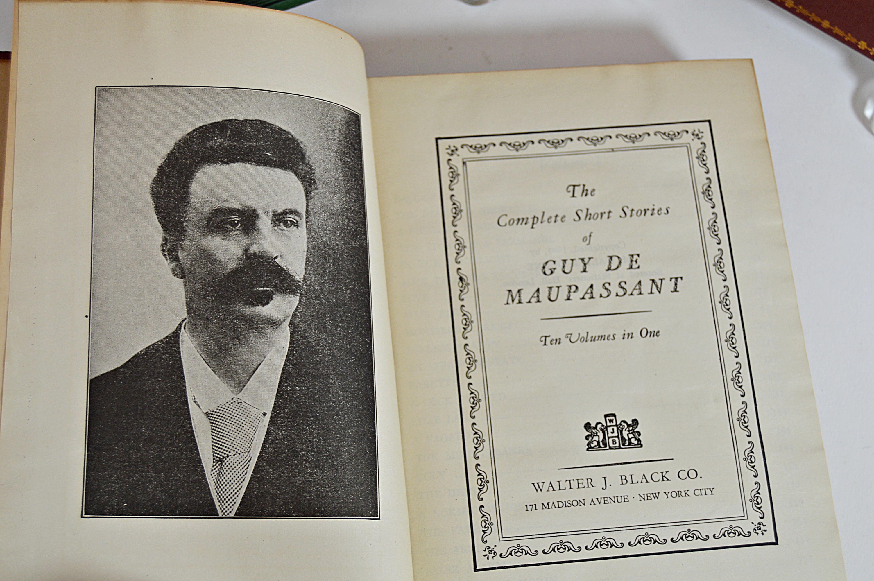 Antique Books with Poetry and Classics