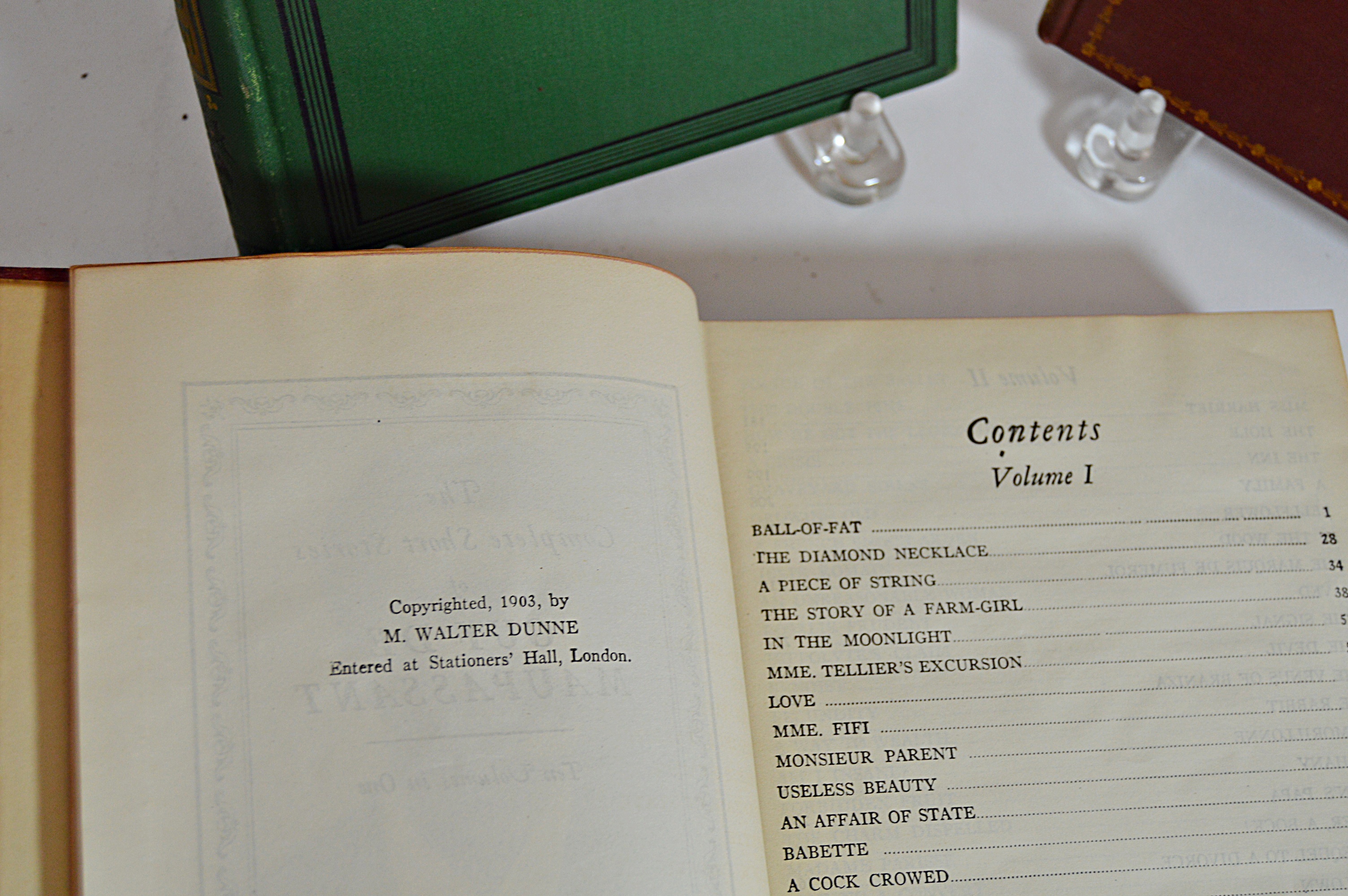 Antique Books with Poetry and Classics