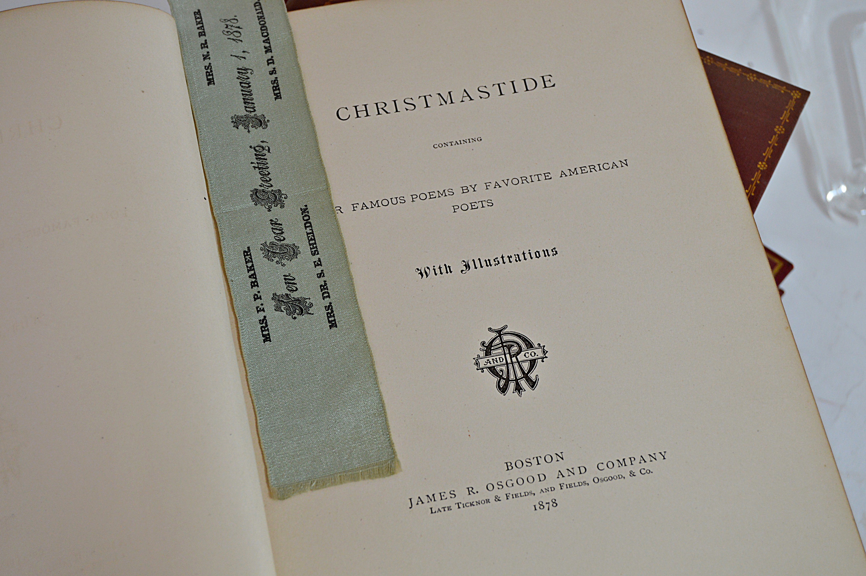 Antique Books with Poetry and Classics