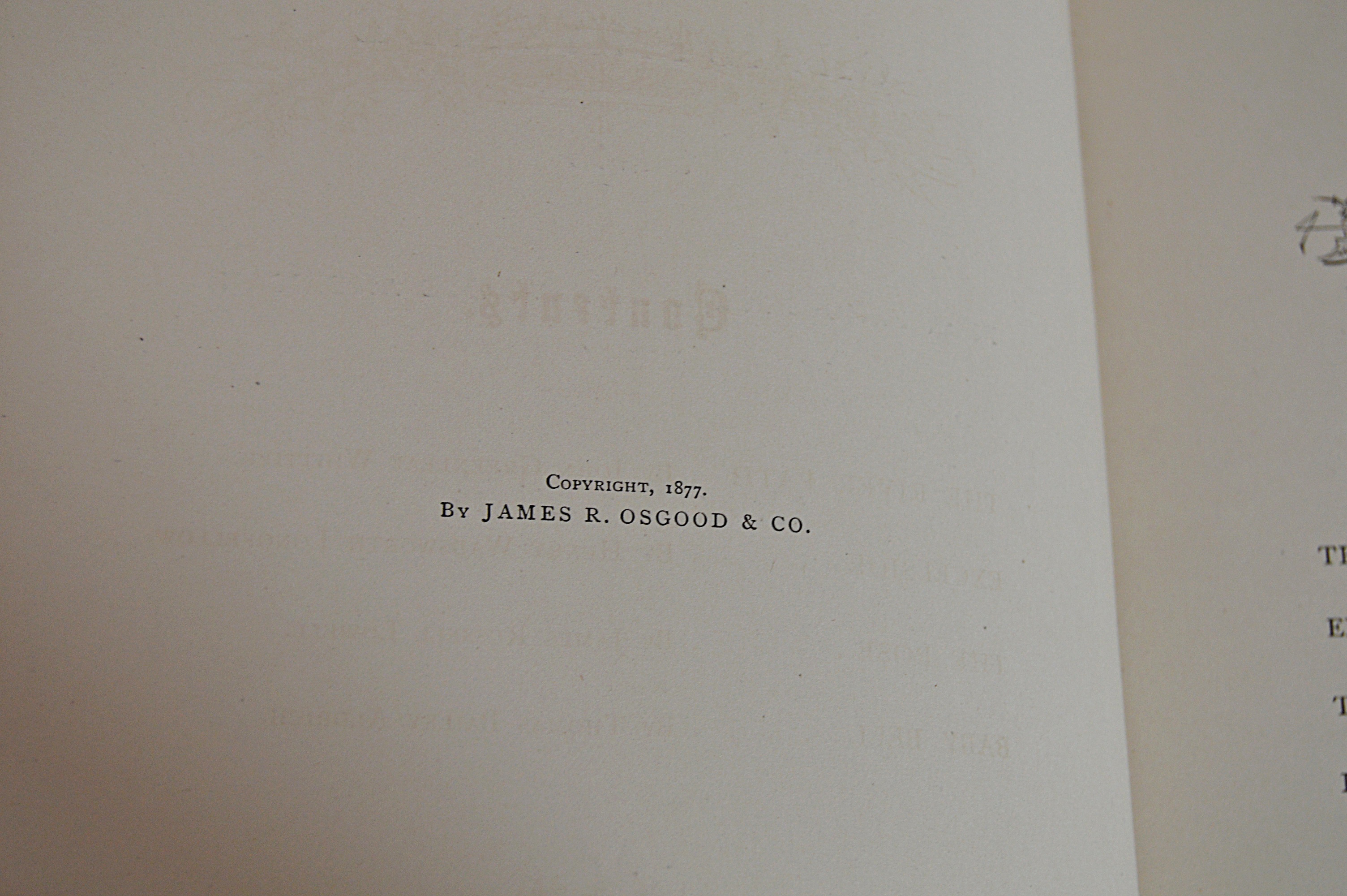 Antique Books with Poetry and Classics