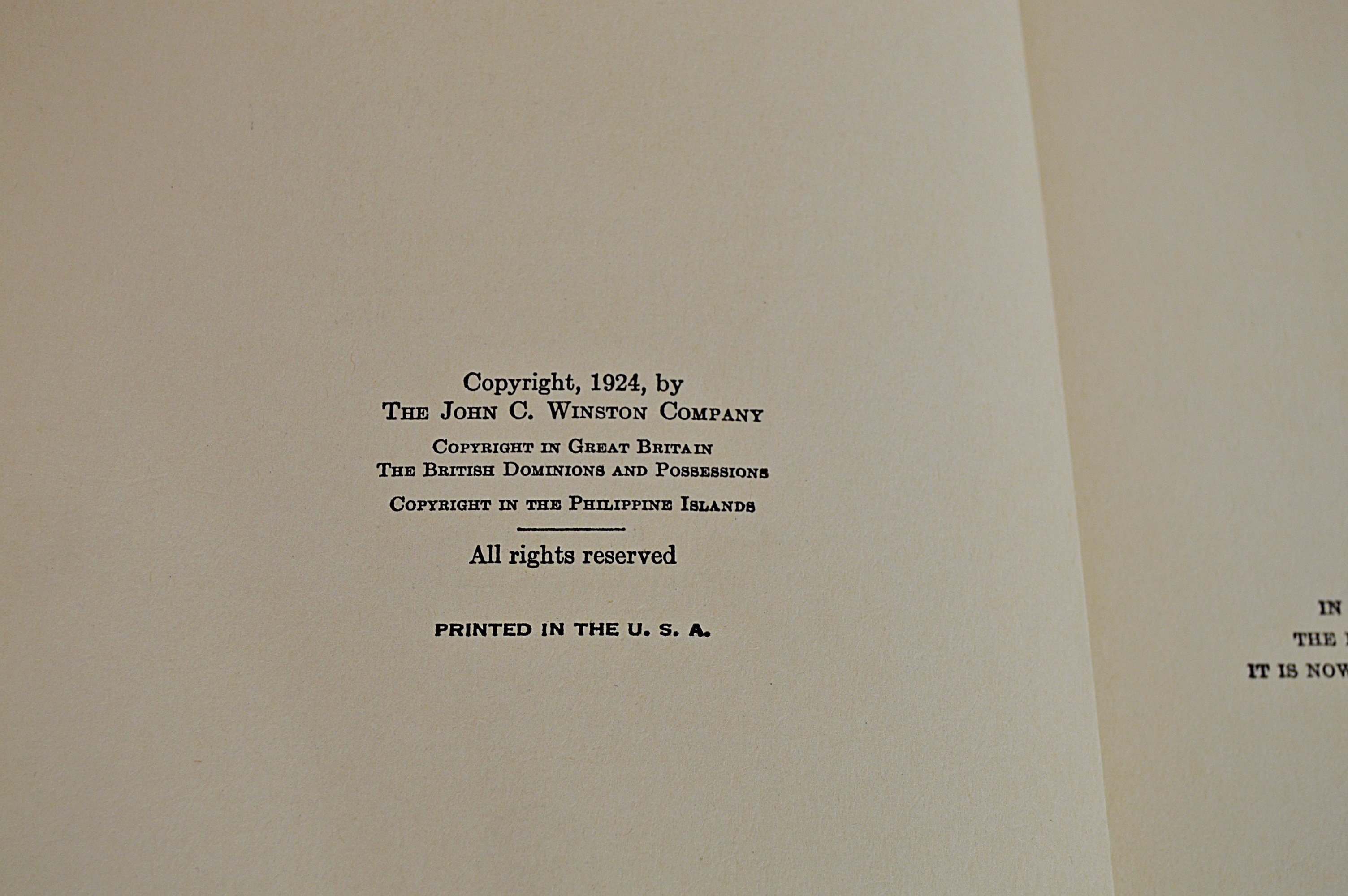 1924 Volume of "Treasure Island" by Robert Louis Stevenson