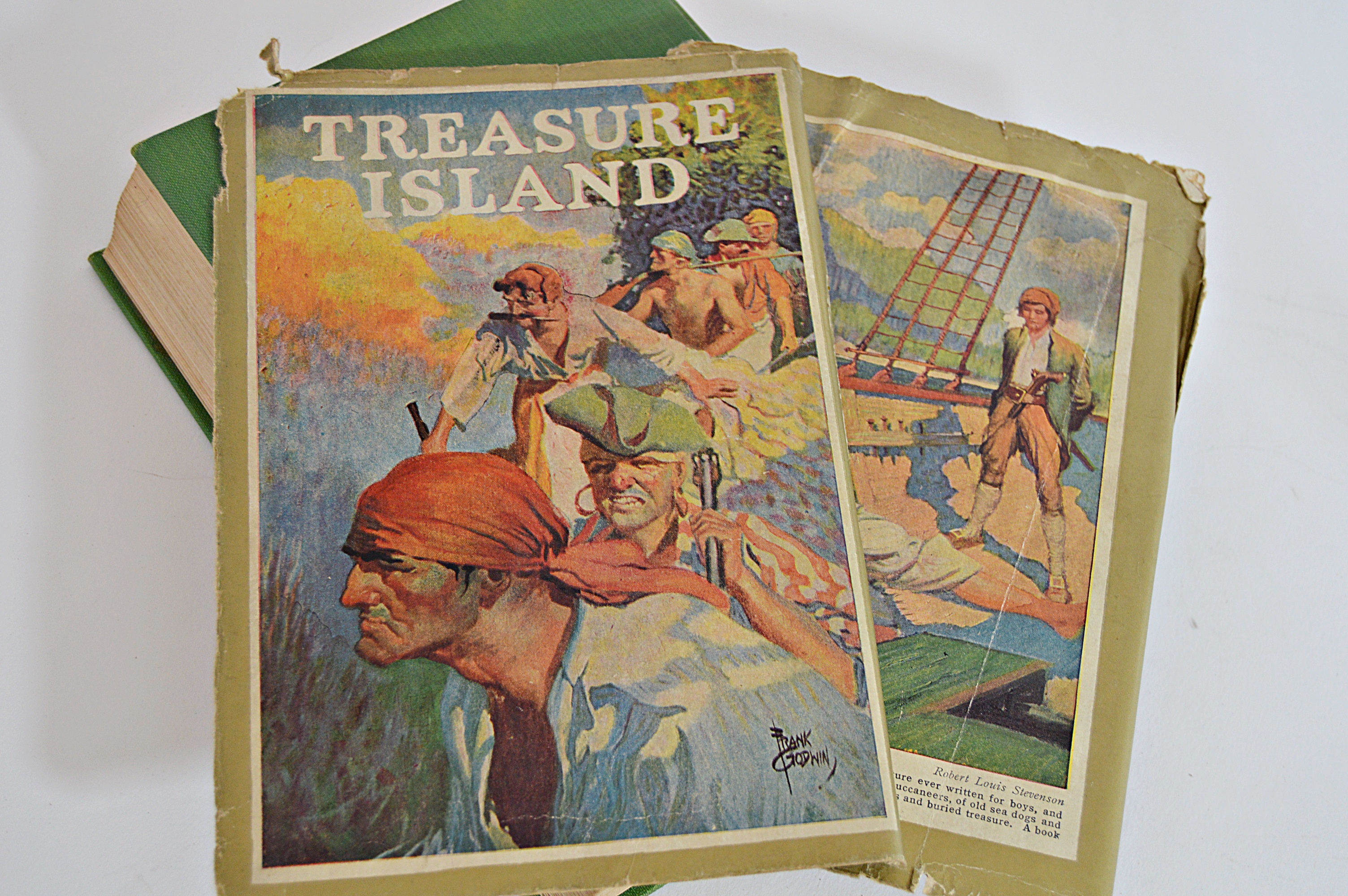 1924 Volume of "Treasure Island" by Robert Louis Stevenson