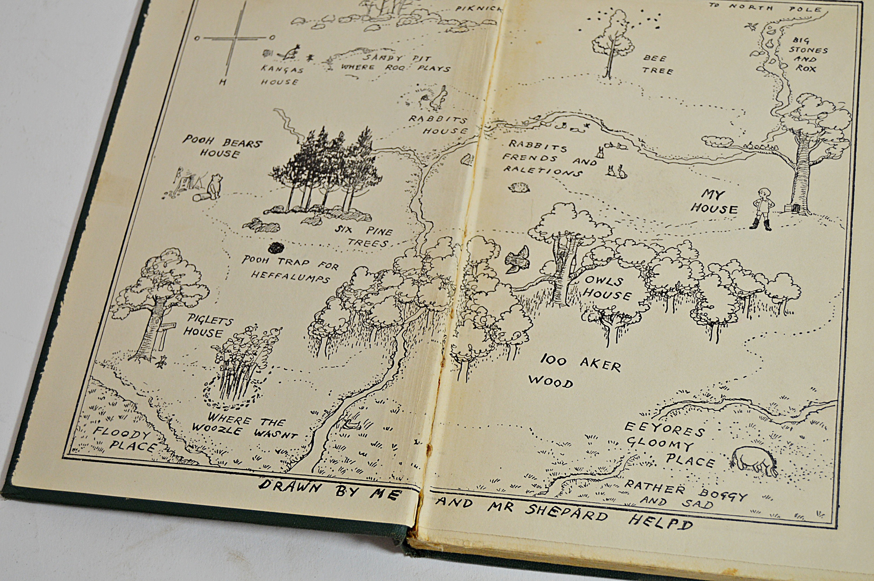 1928 Edition of "Winnie-The-Pooh" by A.A. Milne