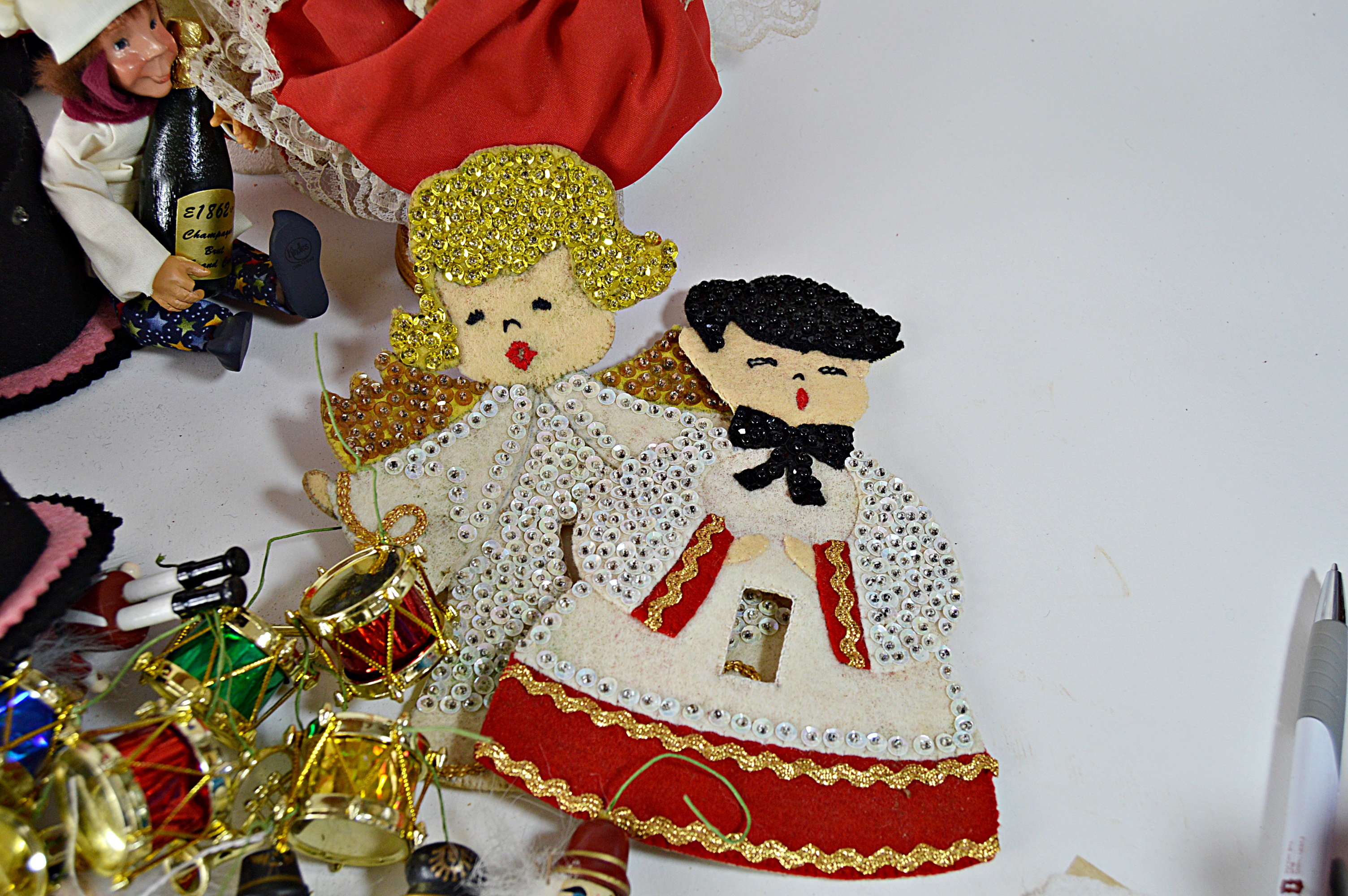 Vintage Christmas and Barware Decor and Collectibles with Bradley Dolls