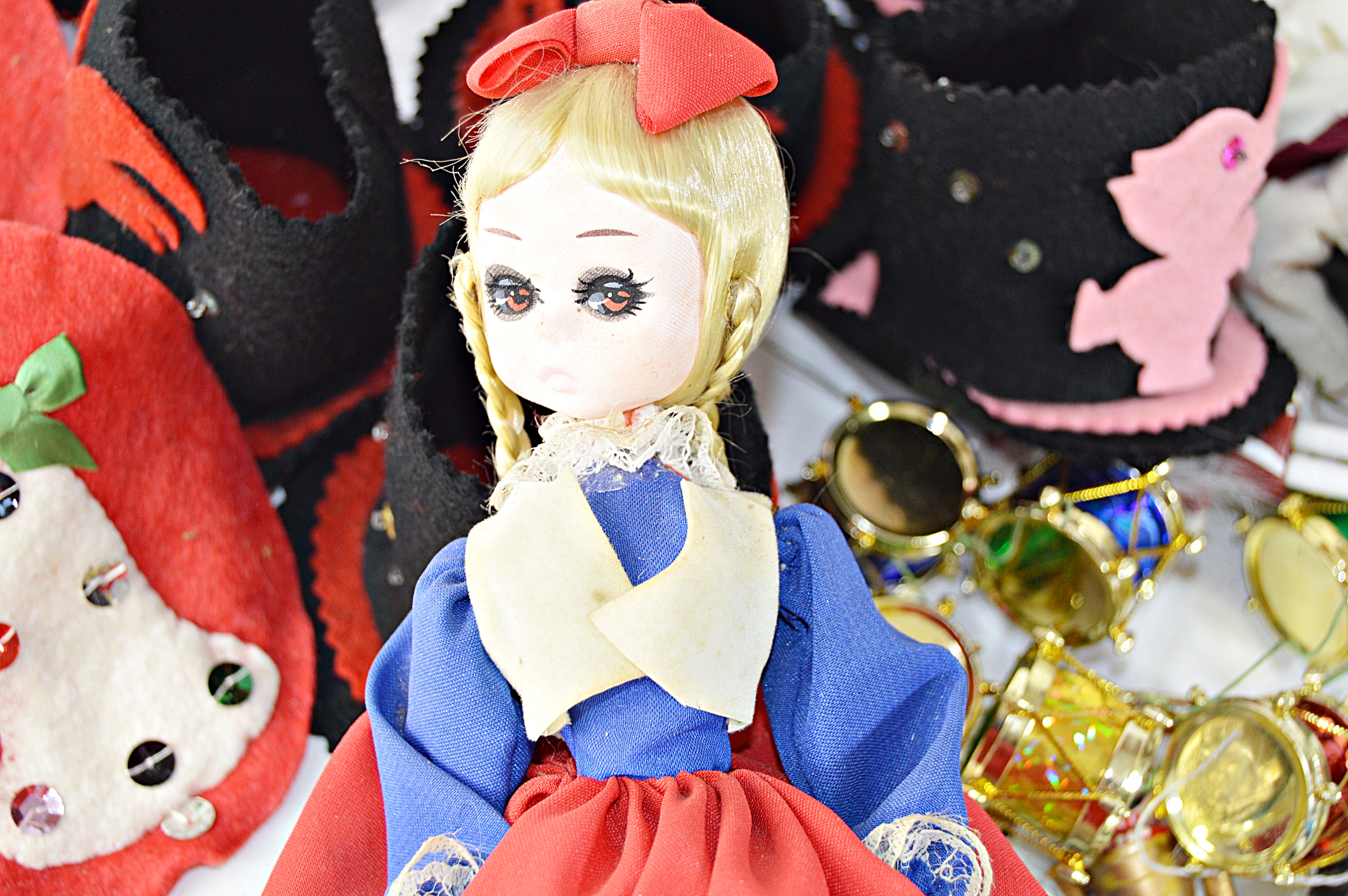 Vintage Christmas and Barware Decor and Collectibles with Bradley Dolls