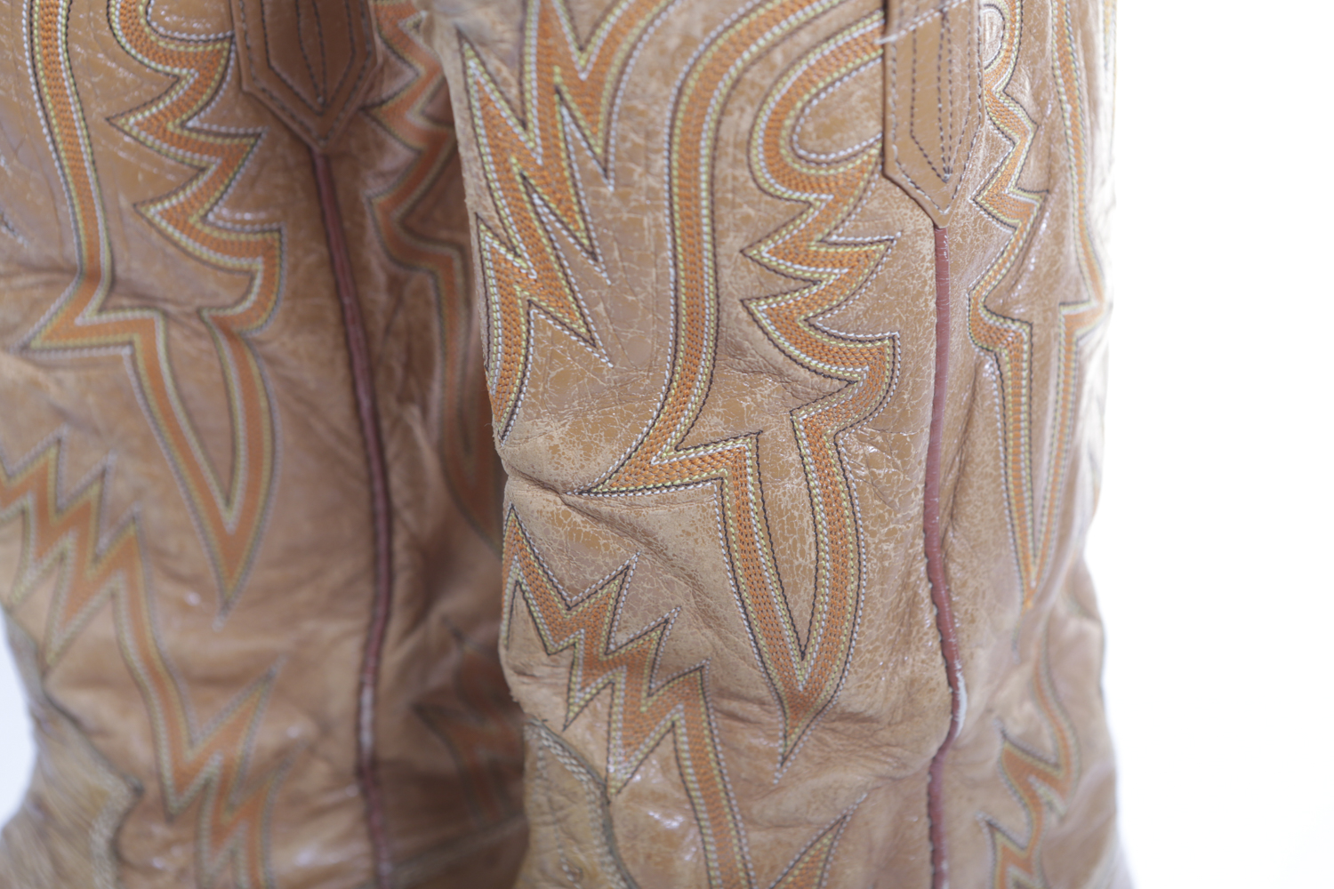 Vintage Ostrich Cowboy Boots