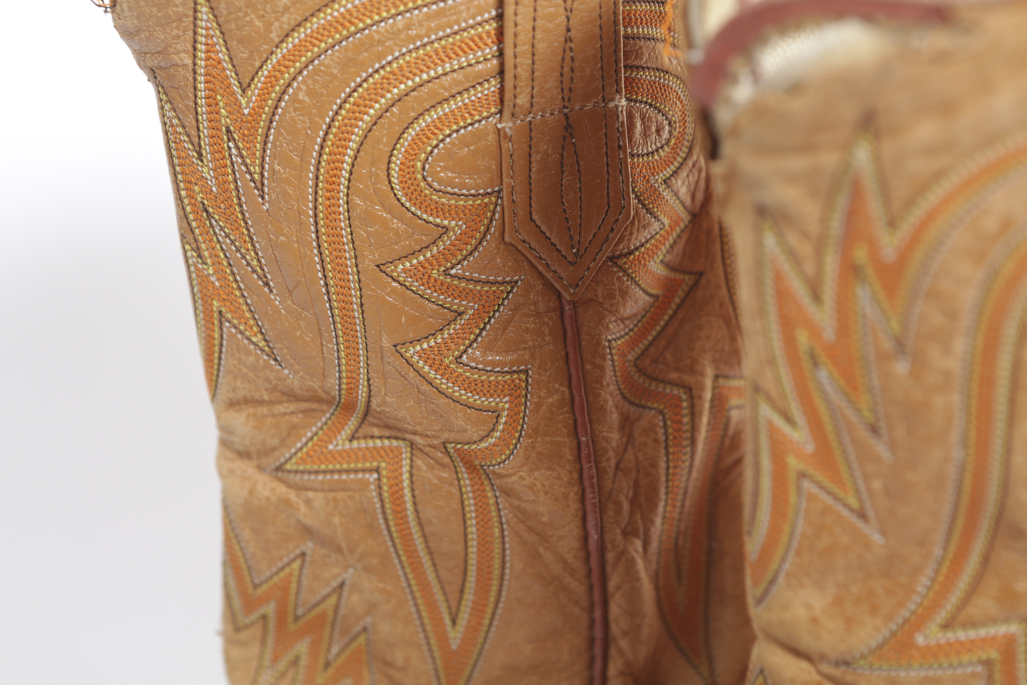 Vintage Ostrich Cowboy Boots