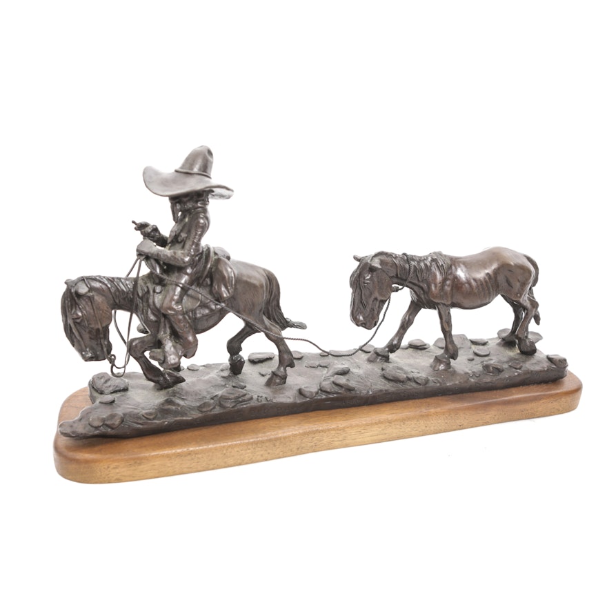 Jack Bryant Bronze Cowboy Sculpture