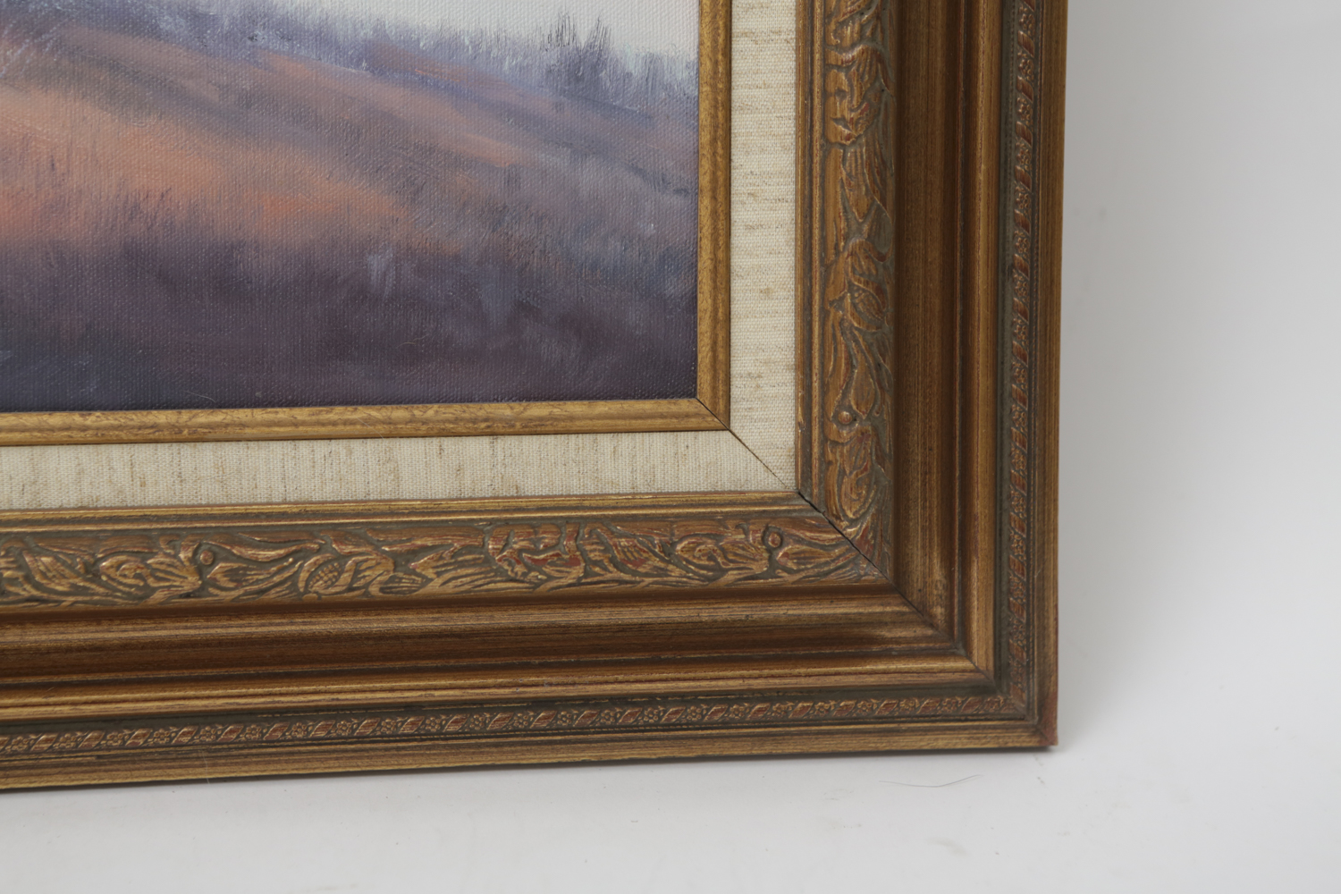 Jack Bryant Oil Painting on Canvas of a Texas Longhorn