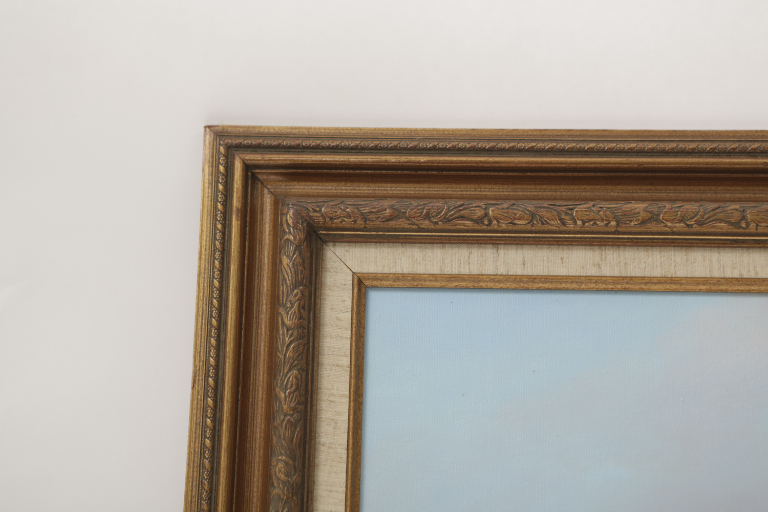 Jack Bryant Oil Painting on Canvas of a Texas Longhorn