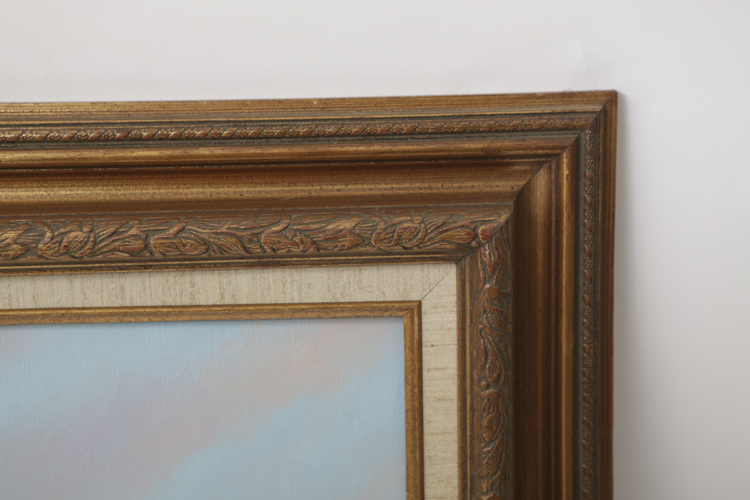 Jack Bryant Oil Painting on Canvas of a Texas Longhorn