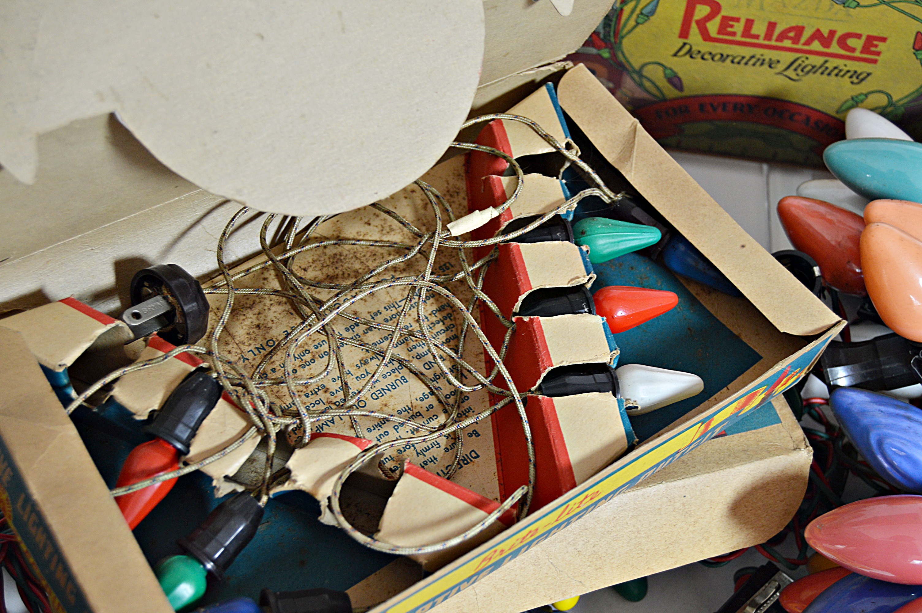 Collection of Vintage Christmas Electric Lights