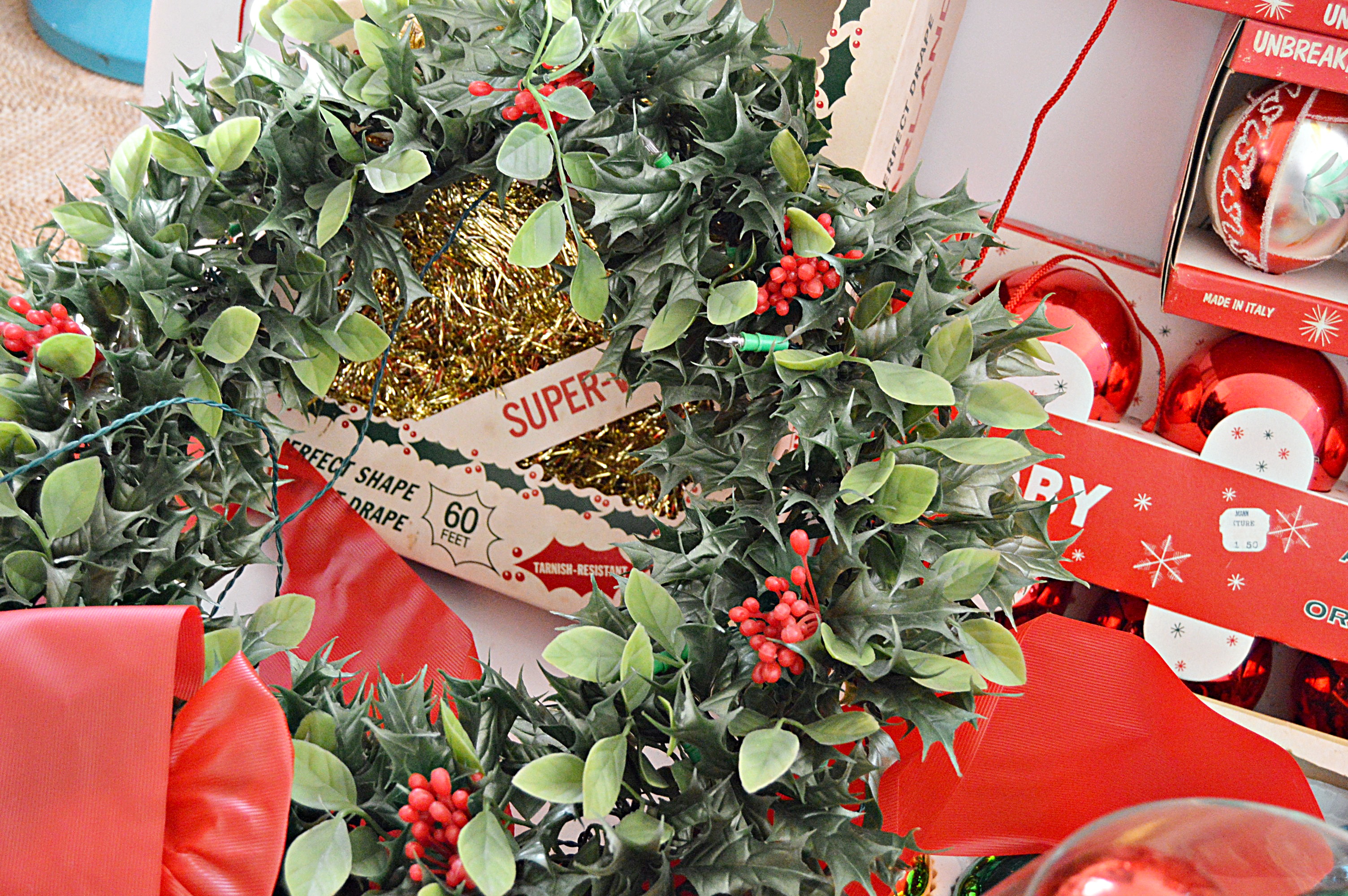 Collection of Vintage Christmas Decorations