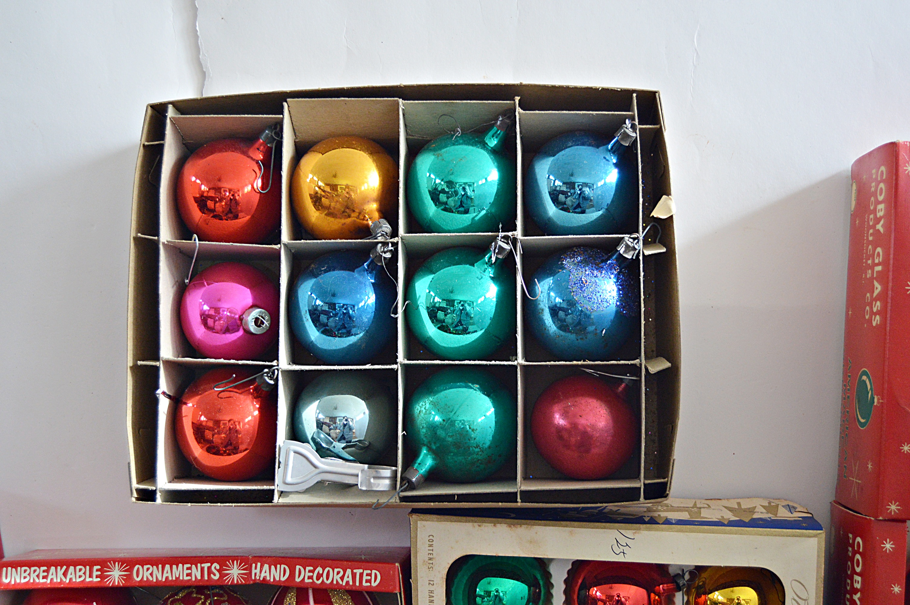 Collection of Vintage Christmas Decorations