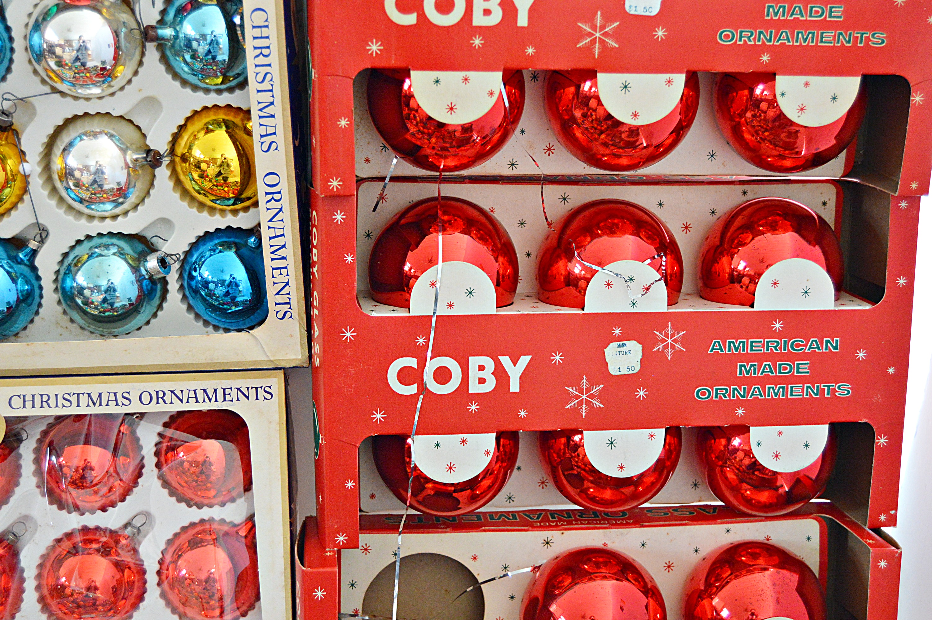 Collection of Vintage Christmas Decorations