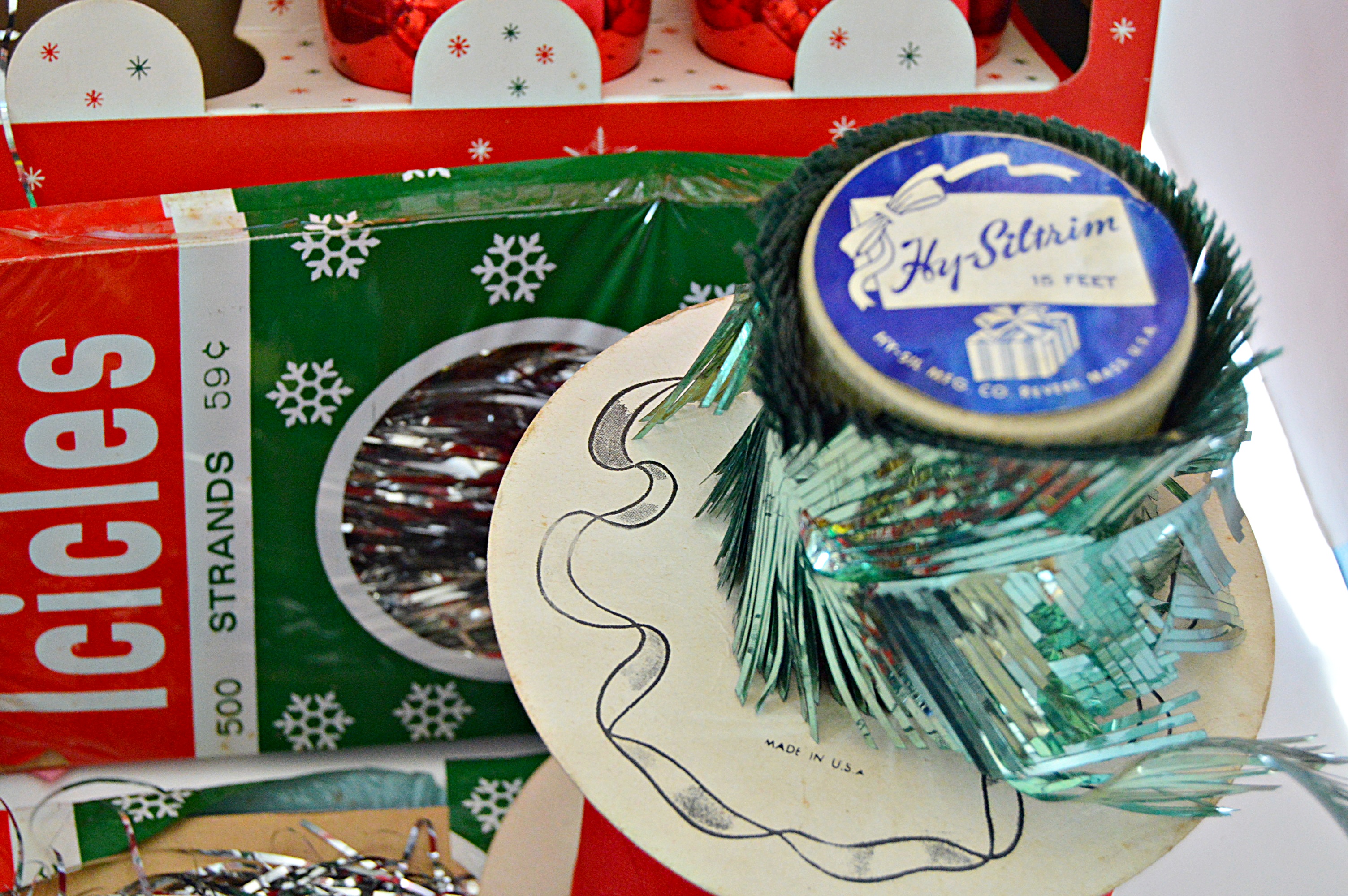 Collection of Vintage Christmas Decorations