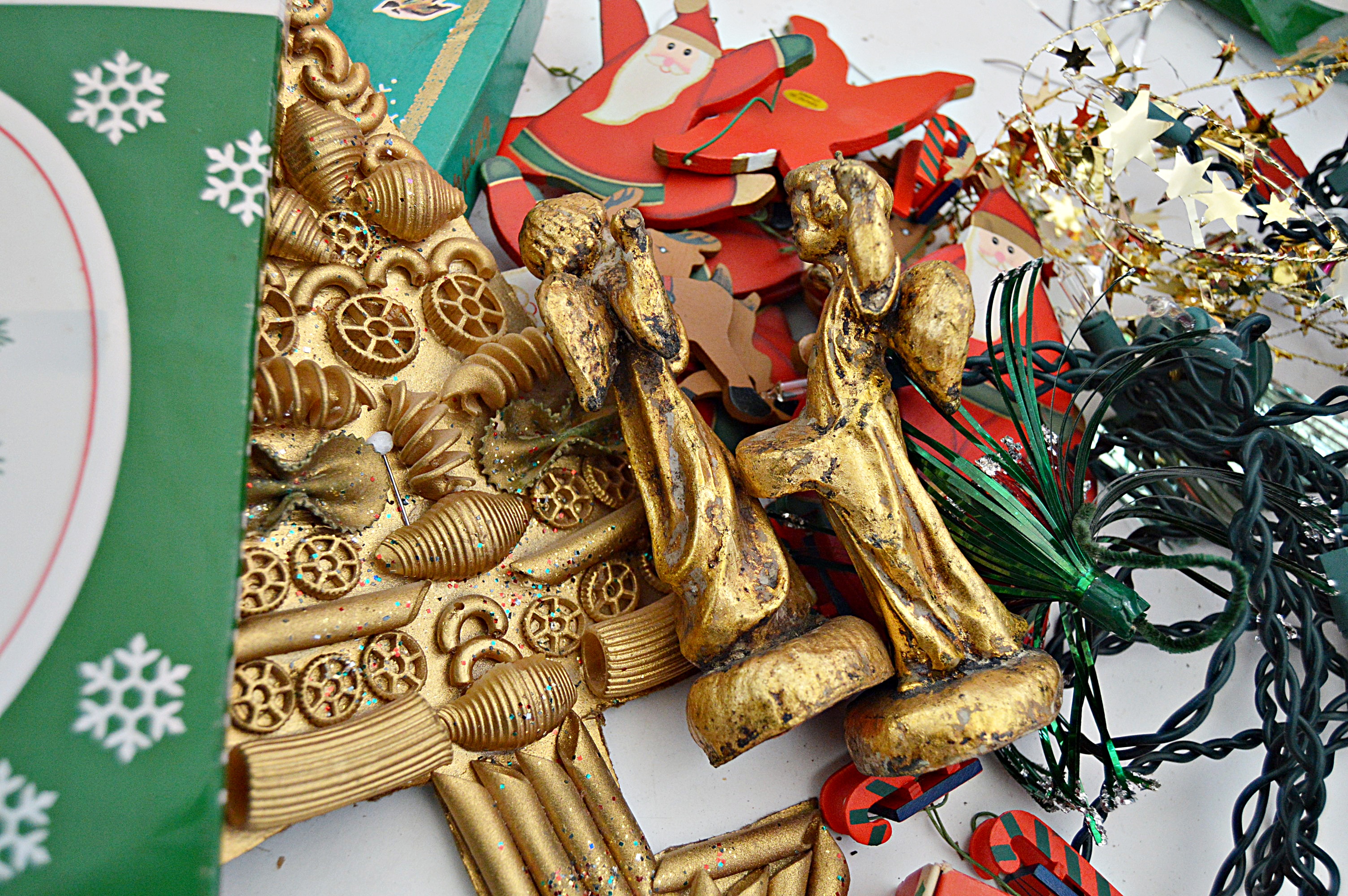 Collection of Vintage Christmas Decorations