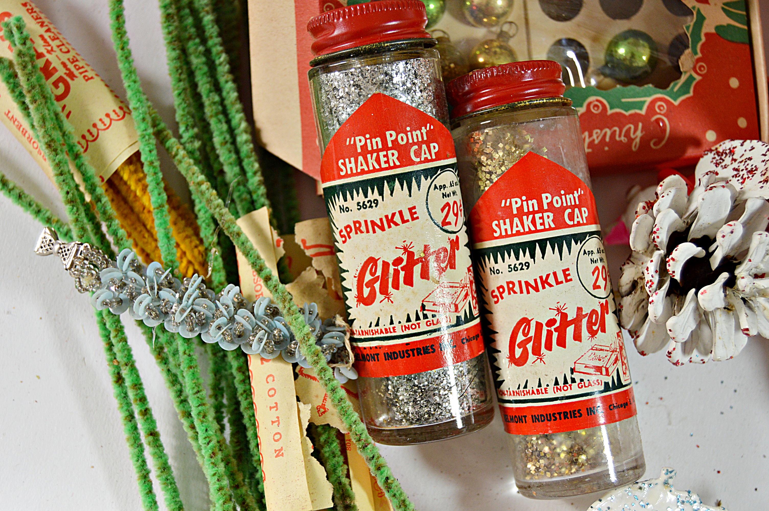 Collection of Vintage Christmas Glass Ornaments