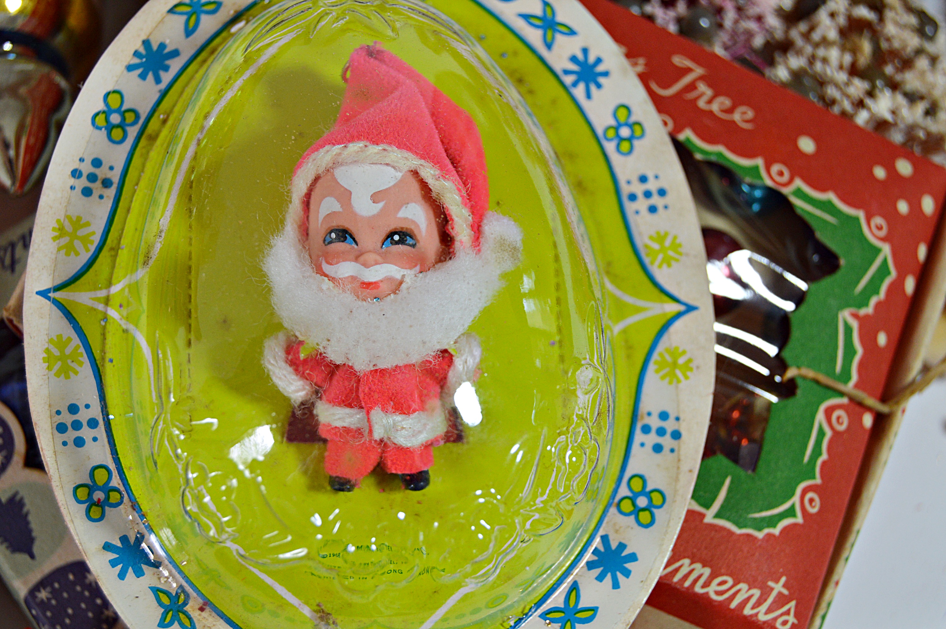 Collection of Vintage Christmas Glass Ornaments