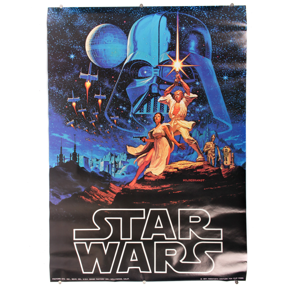 Original 1977 "Star Wars" Poster