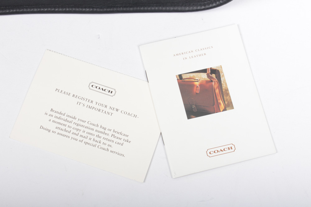 Coach Patricia Legacy Black Leather Shoulder Bag