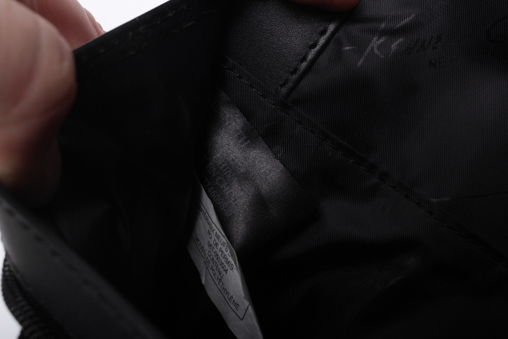 Kenneth Cole Black Leather Attache Case