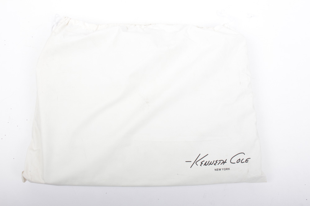 Kenneth Cole Black Leather Attache Case