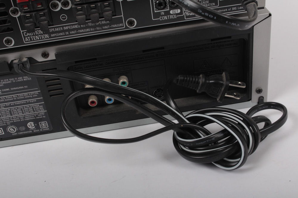 Sony DVD/VHS Player With Pioneer VSX-C300 Receiver