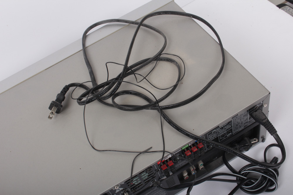 Sony DVD/VHS Player With Pioneer VSX-C300 Receiver