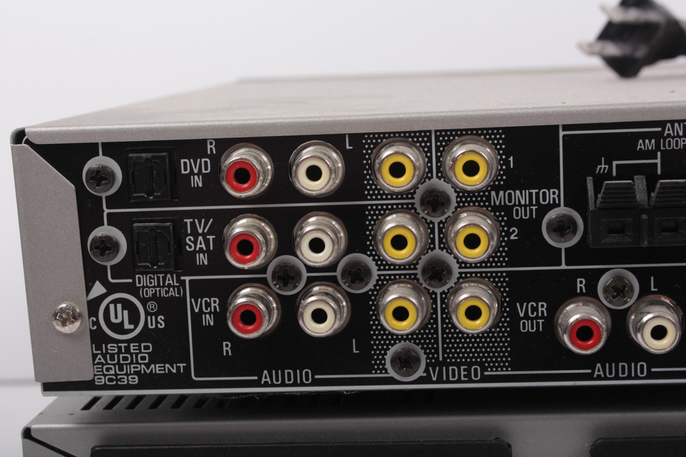 Sony DVD/VHS Player With Pioneer VSX-C300 Receiver