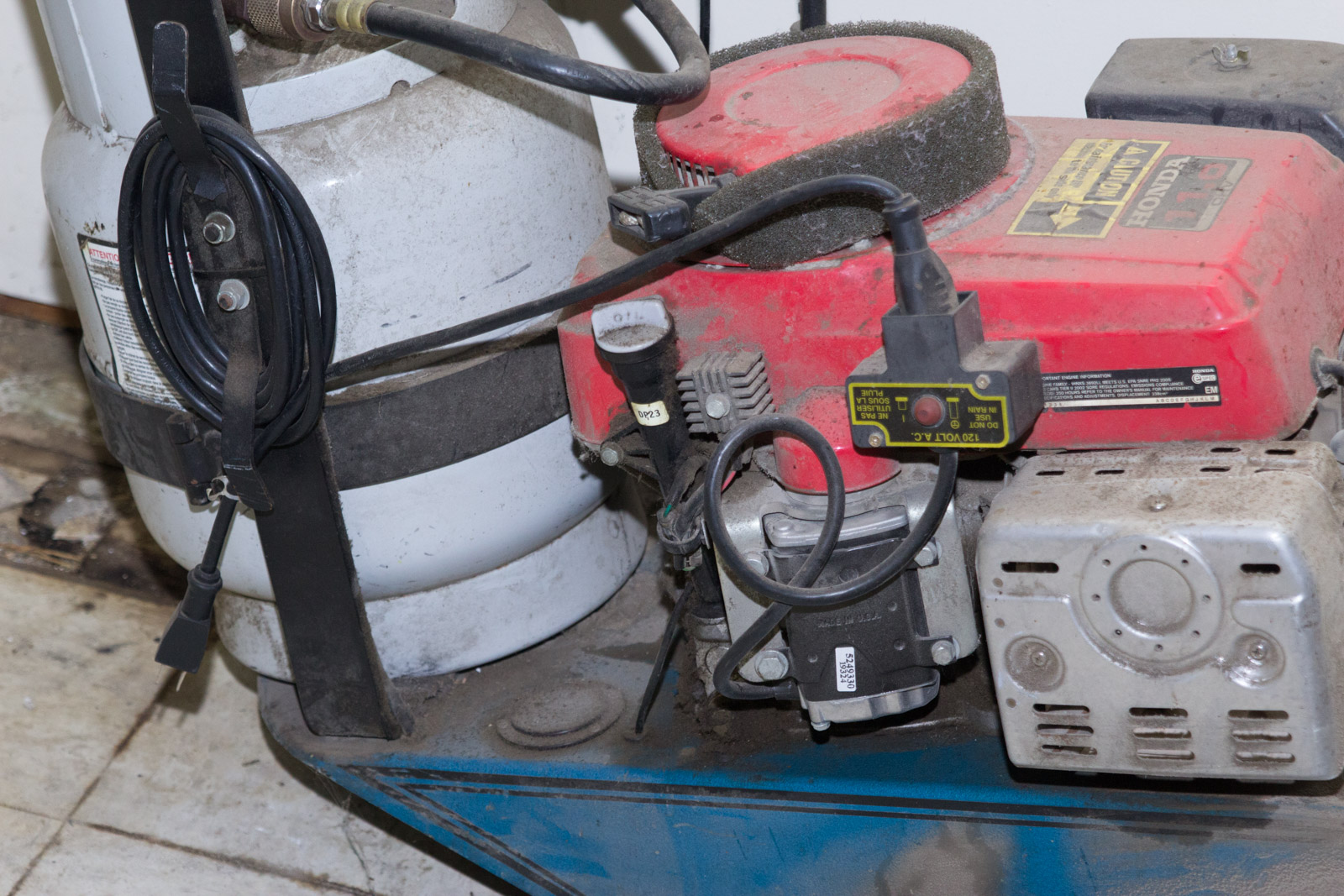 Propane Powered Honda Motor Floor Buffer