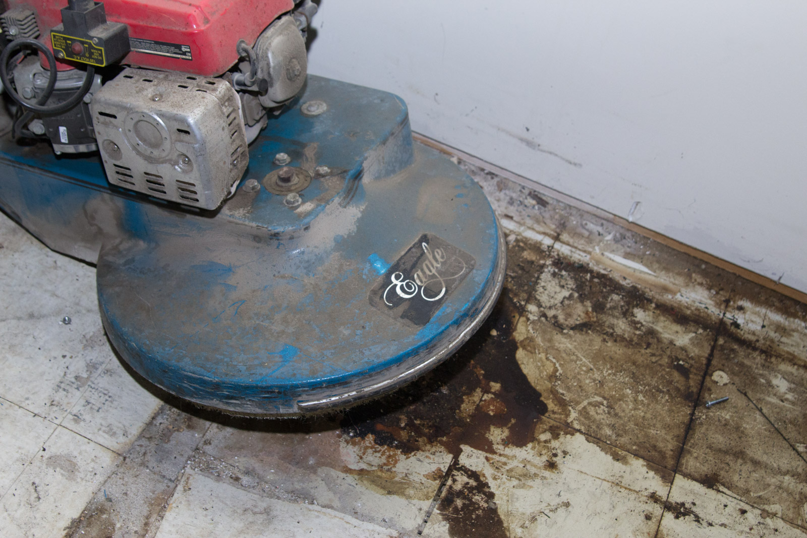 Propane Powered Honda Motor Floor Buffer