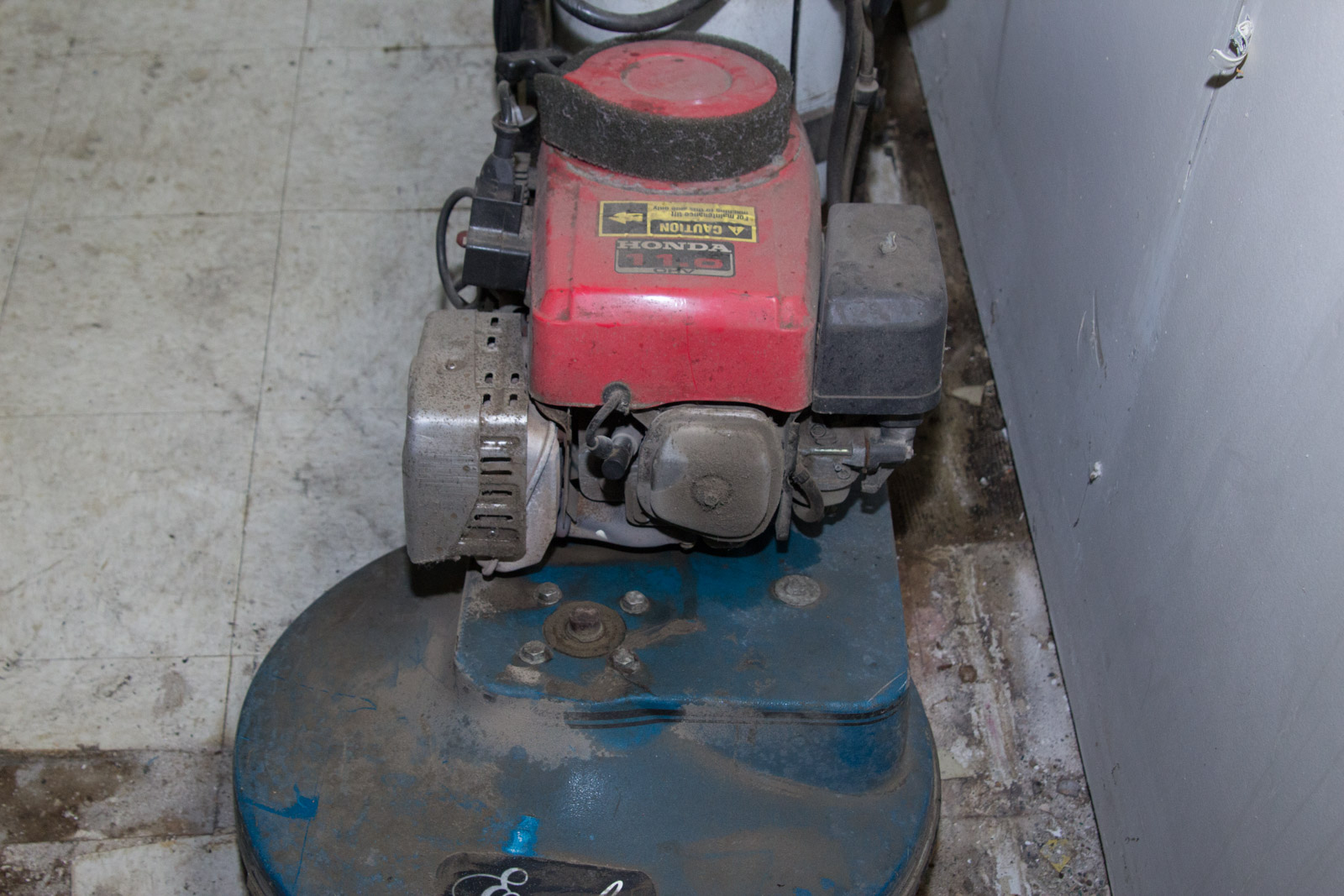 Propane Powered Honda Motor Floor Buffer