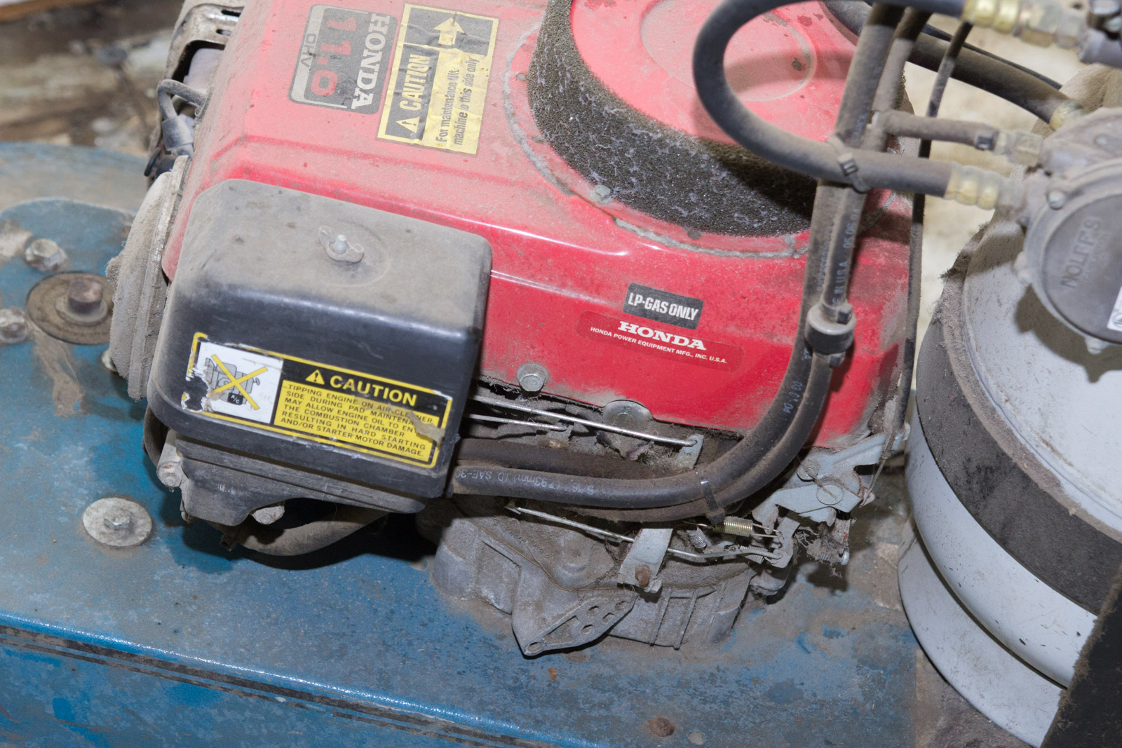 Propane Powered Honda Motor Floor Buffer