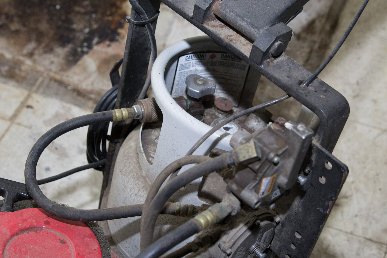 Propane Powered Honda Motor Floor Buffer