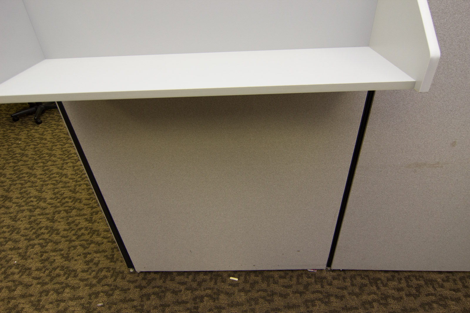 Three Cubicle Wall Panels and Shelves