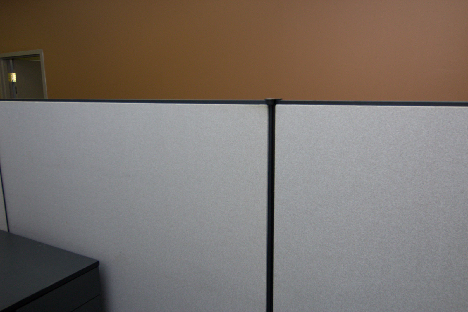 Four Cubicle Wall Panels and Shelves