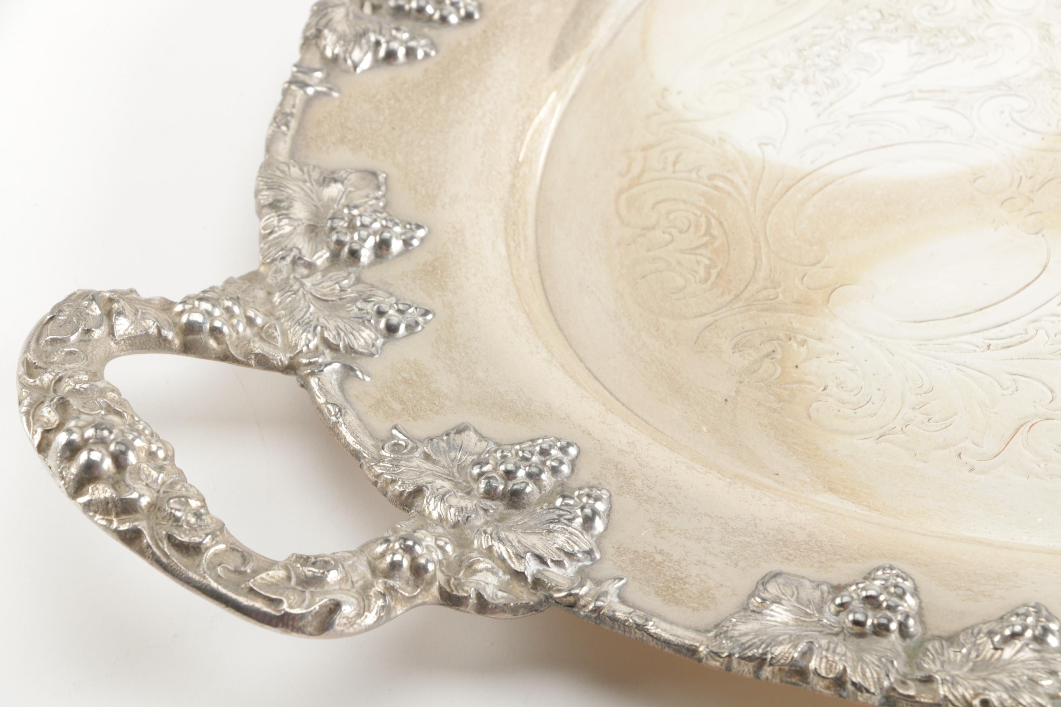 International Silver Co. and Gorham Silver Plate Serving Trays