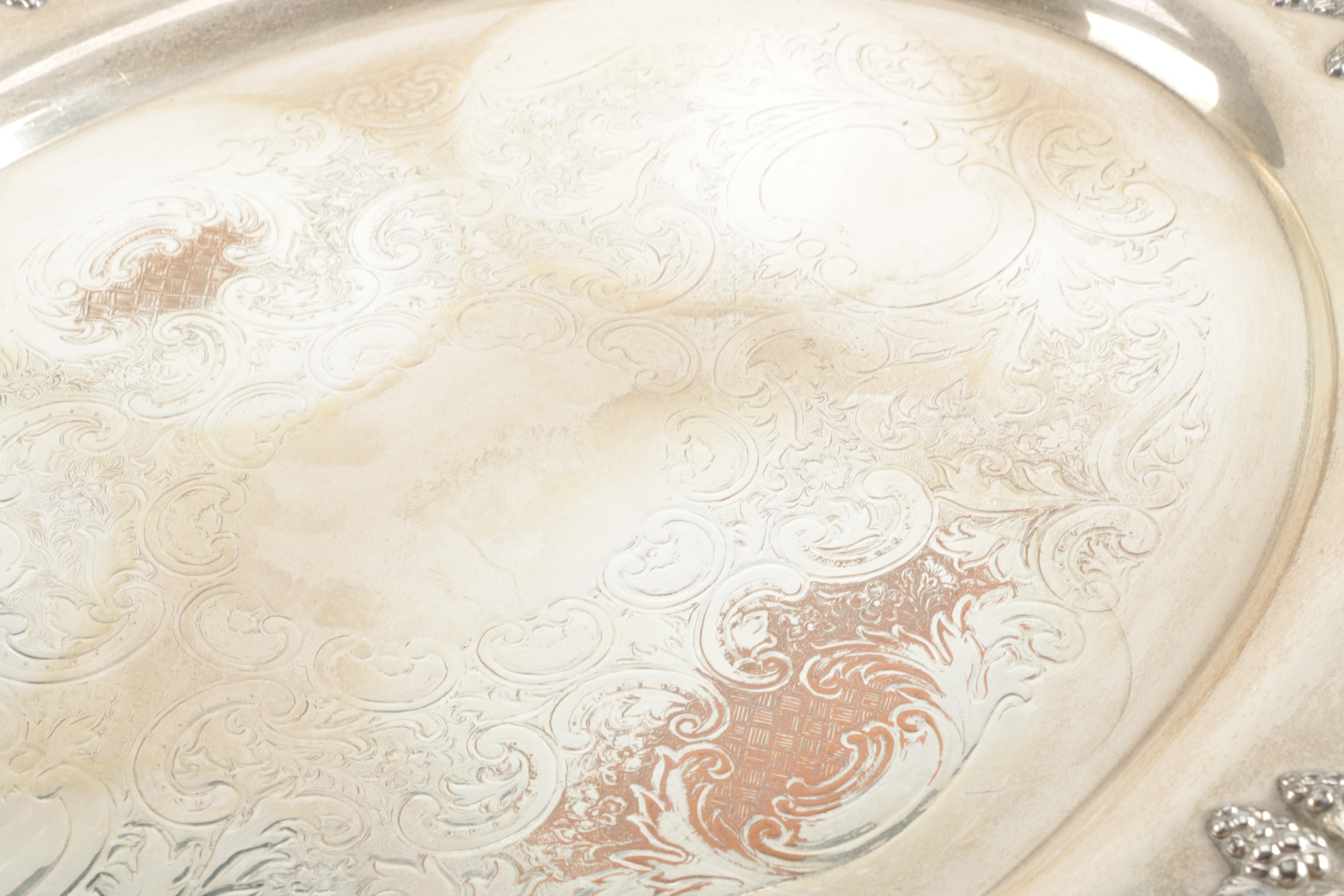 International Silver Co. and Gorham Silver Plate Serving Trays