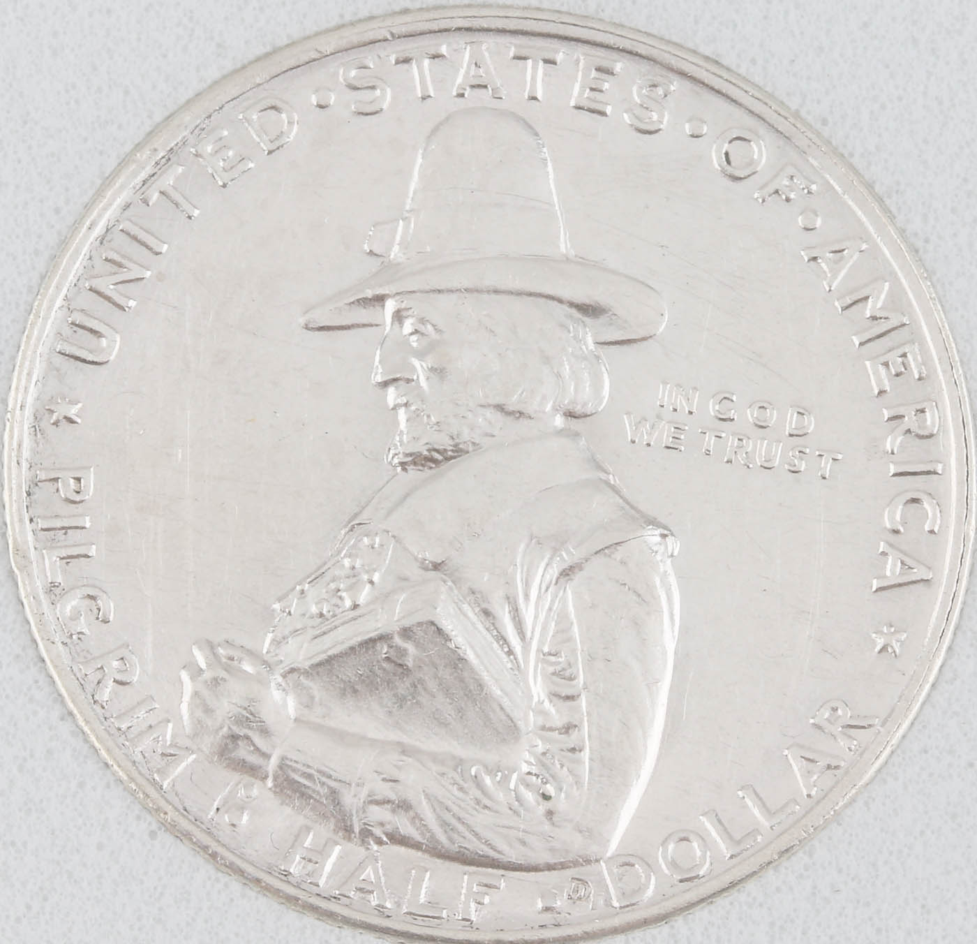 1920 Pilgrim Tercentenary Commemorative Silver Half Dollar