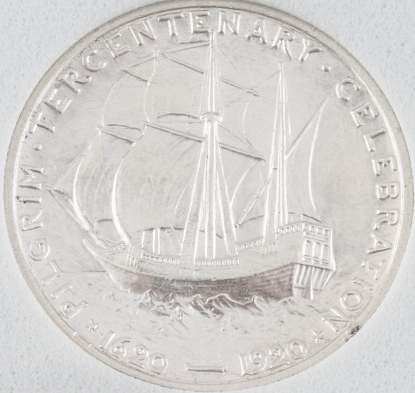 1920 Pilgrim Tercentenary Commemorative Silver Half Dollar