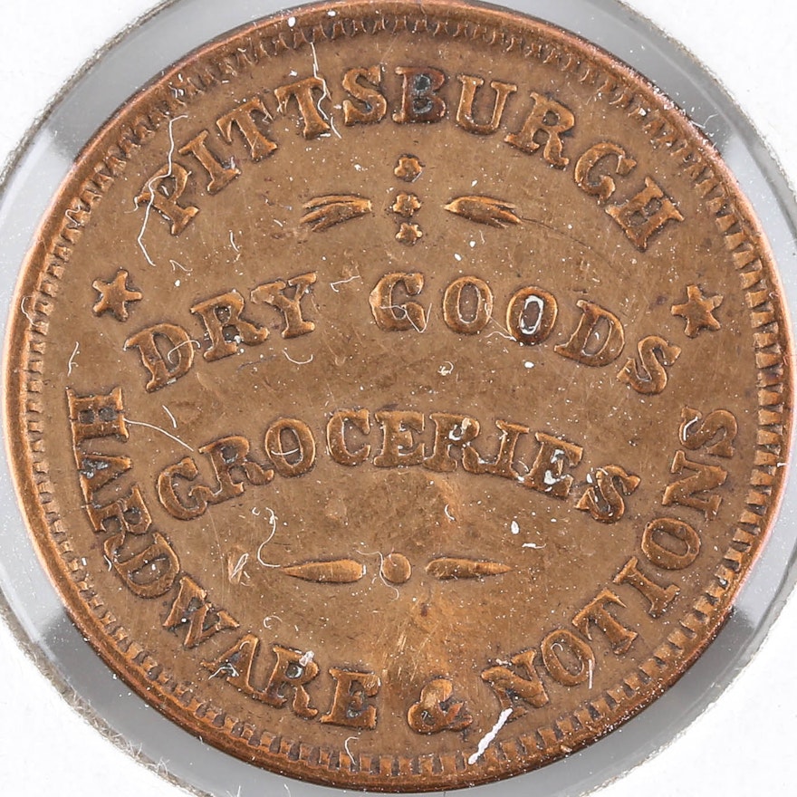 Civil War Era Store Token